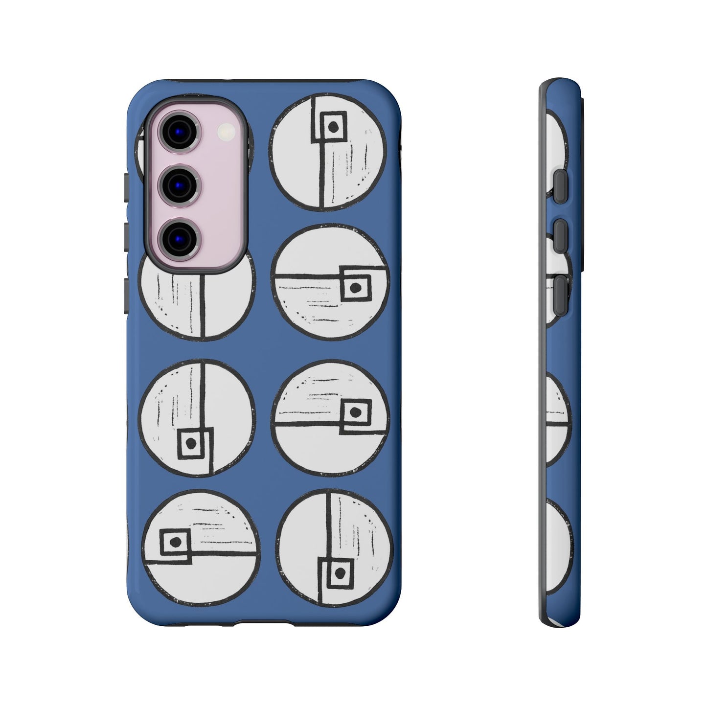 Rotating Rectangle Blue Phone case