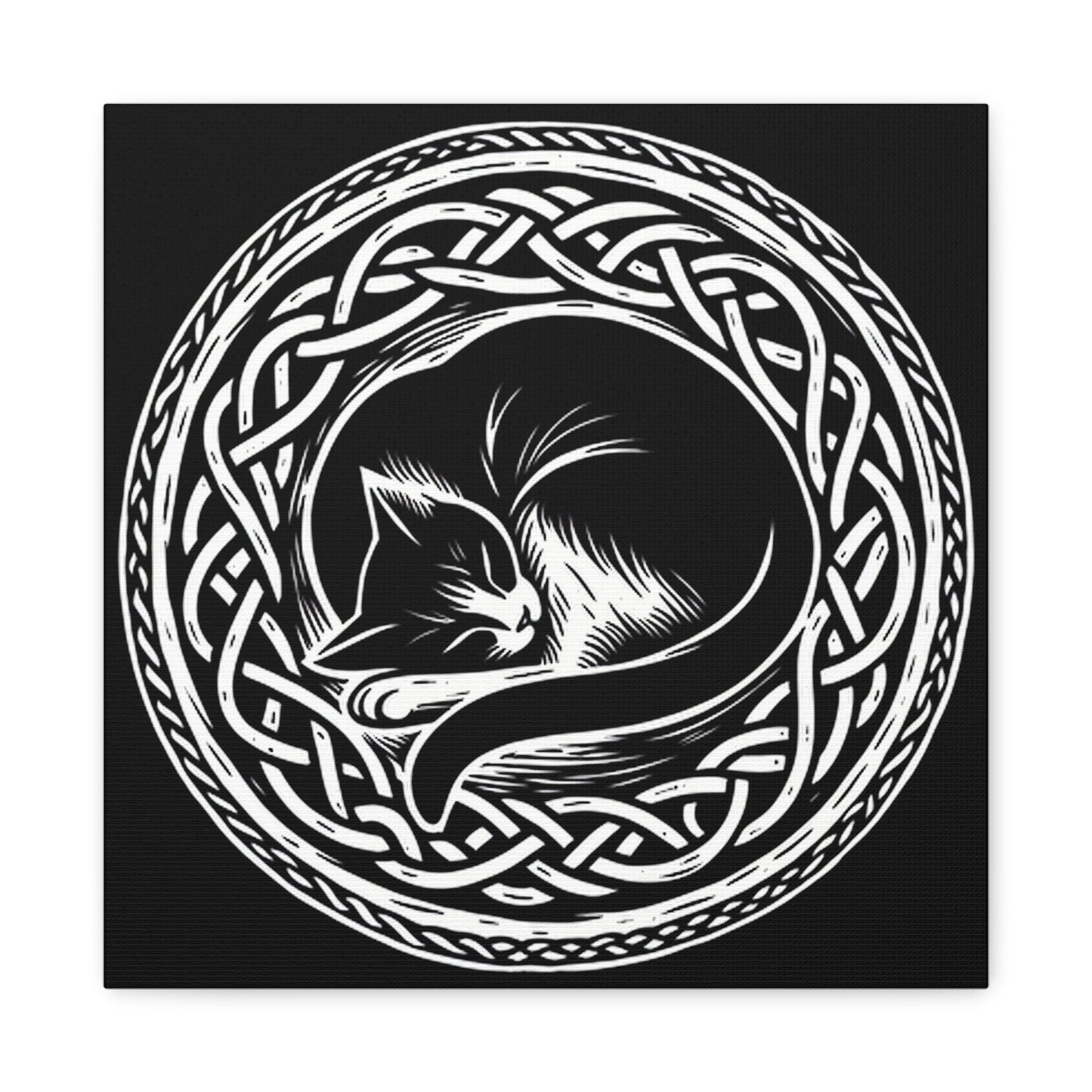 Celtic Cat -Rolled Poster - InkLovePrint
