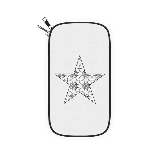 Trinity Star White Passport Wallet - InkLovePrint
