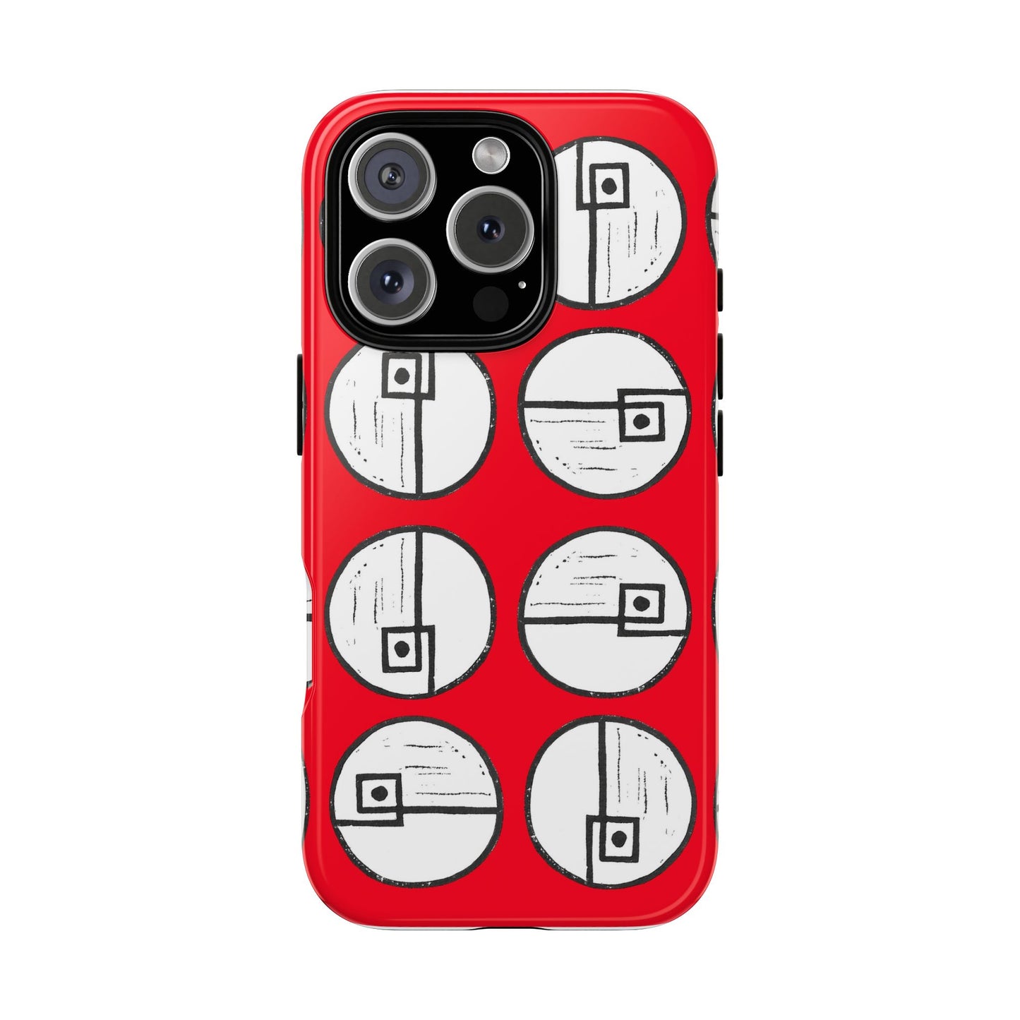 Rotating Rectangle Red - Phone case - InkLovePrint
