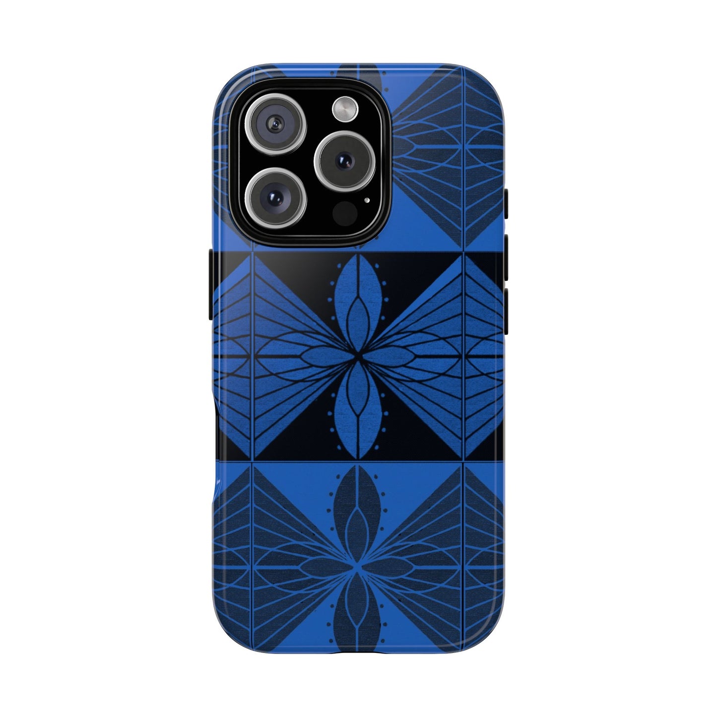 Geometric Blue 2 Phone case - InkLovePrint