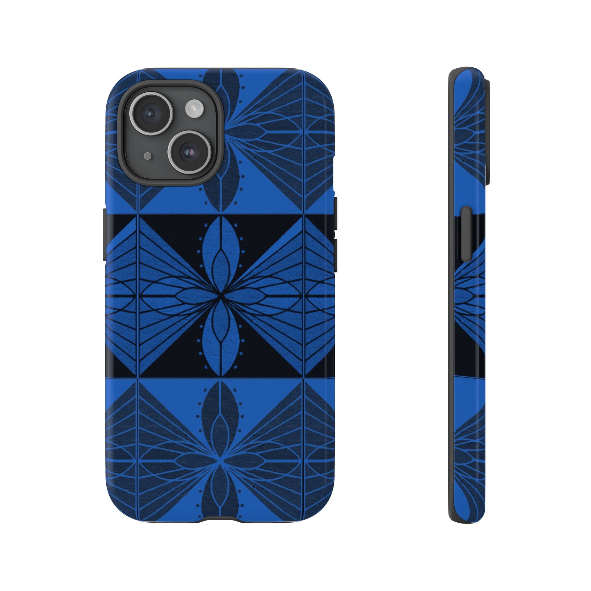 Geometric Blue 2 Phone case - InkLovePrint
