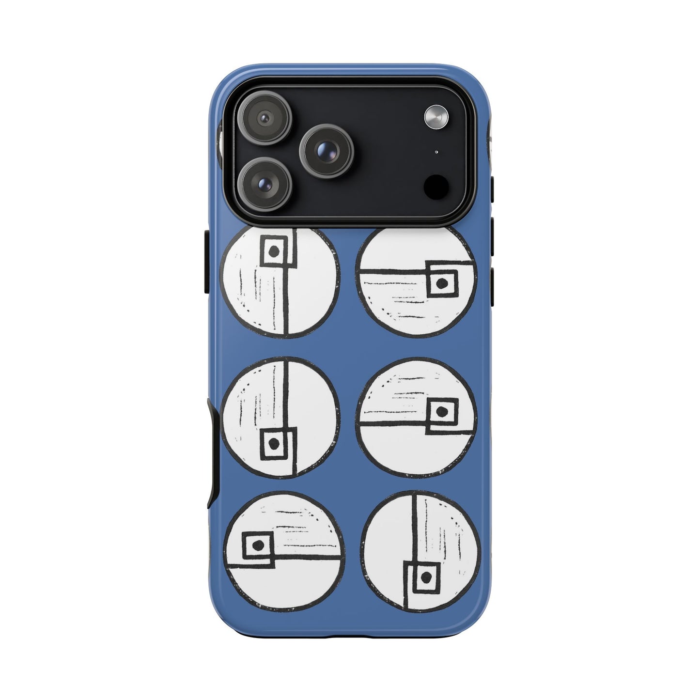 Rotating Rectangle Blue Phone case