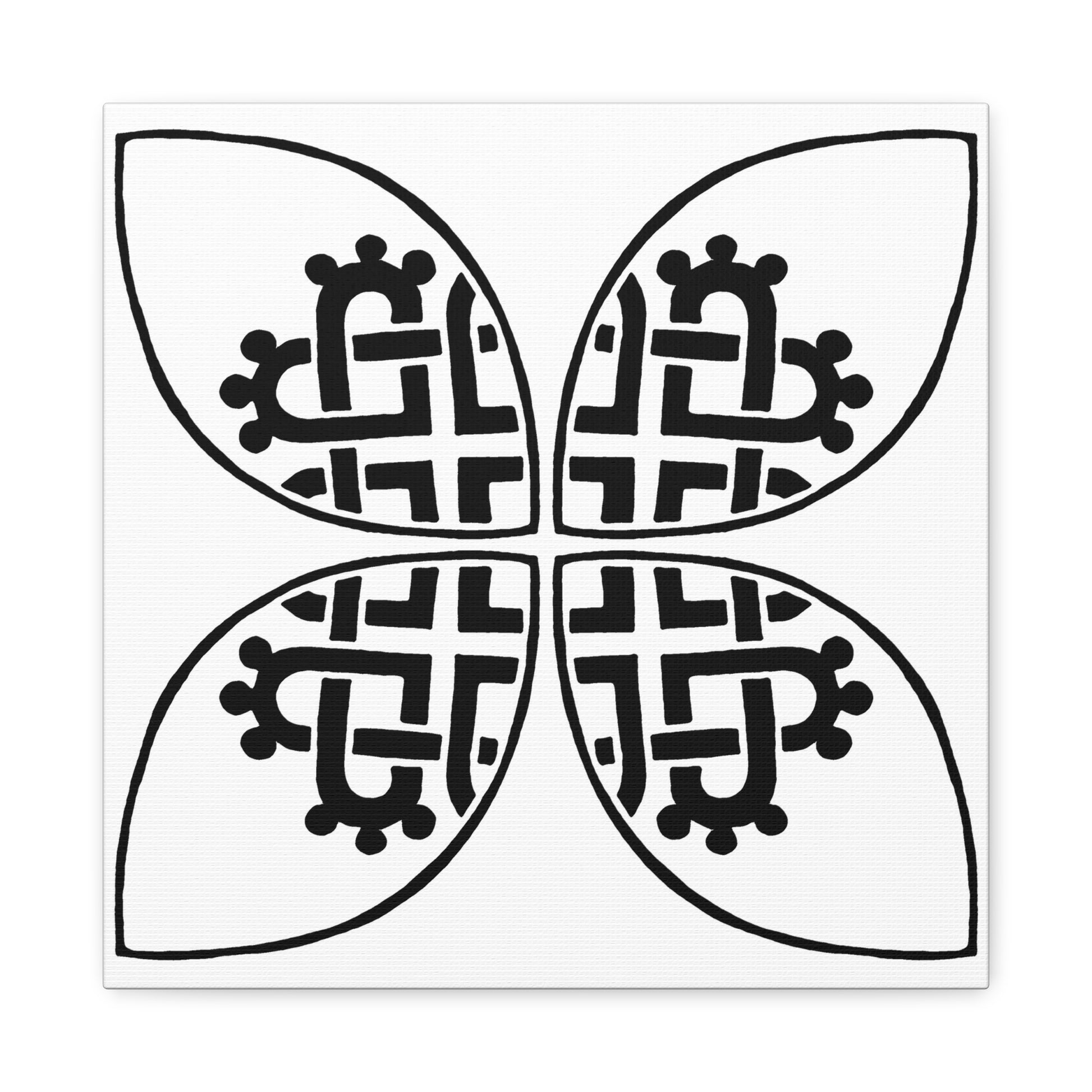 Celtic Heart Artwork Canvas - InkLovePrint