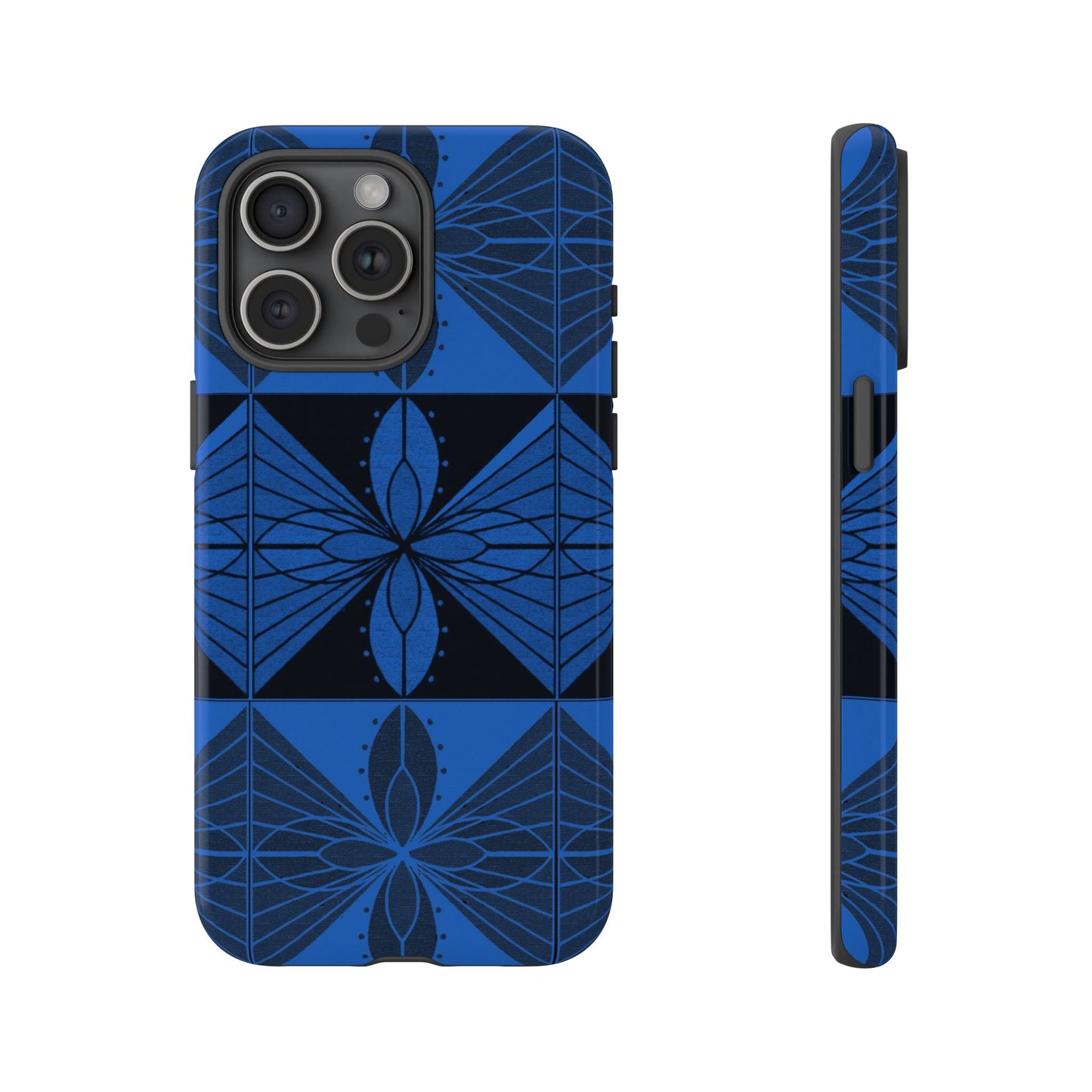 Geometric Blue 2 Phone case - InkLovePrint