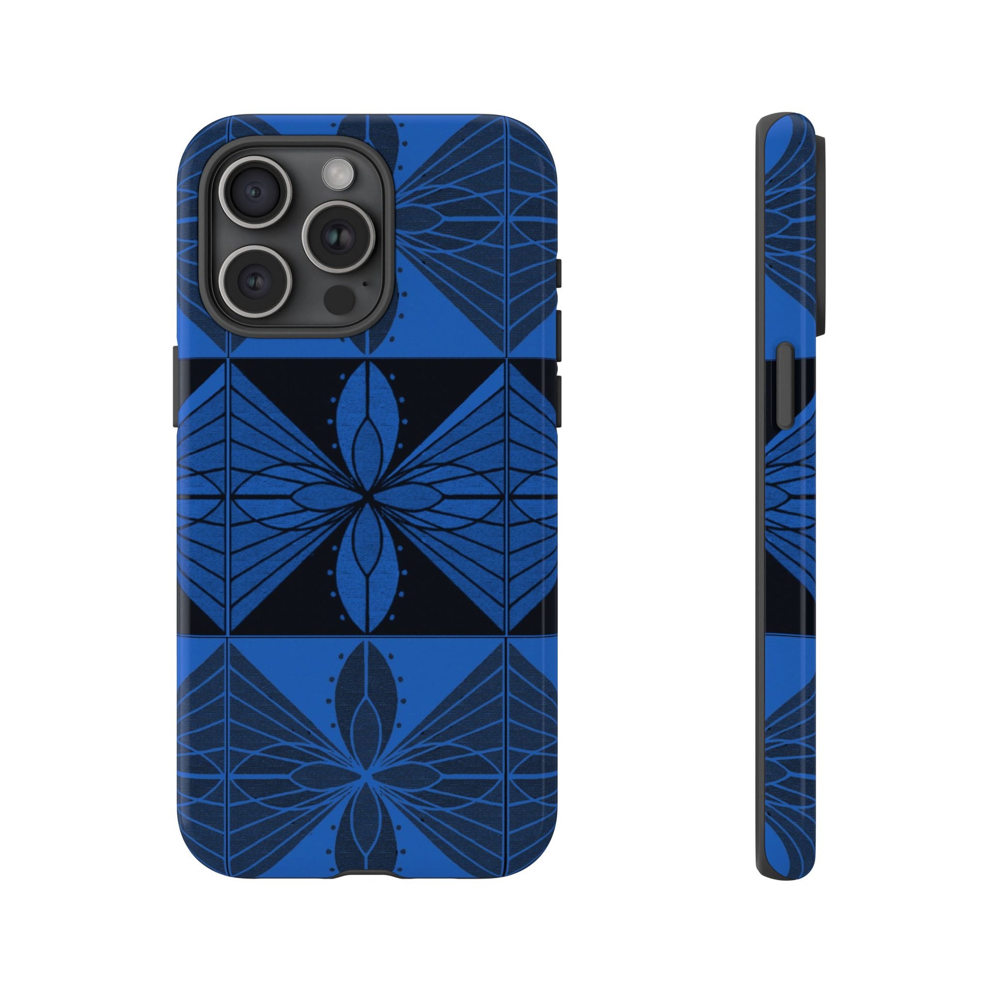 Geometric Blue 2 Phone case - InkLovePrint