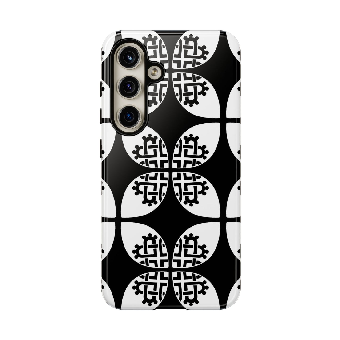 Celtic Heart - Black Phone case