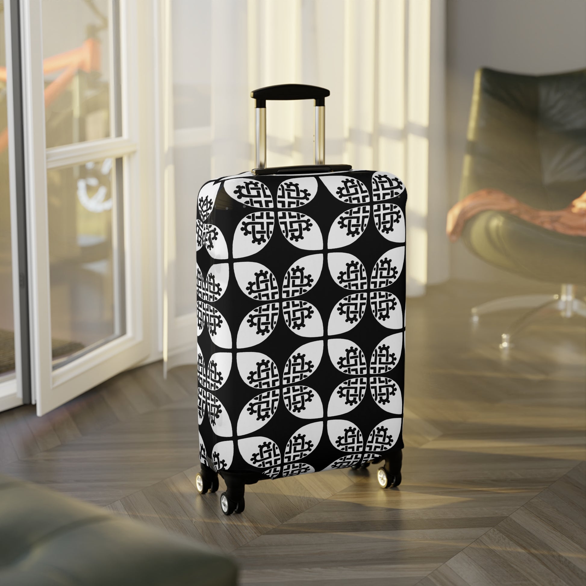 Celtic Heart Luggage Cover - InkLovePrint