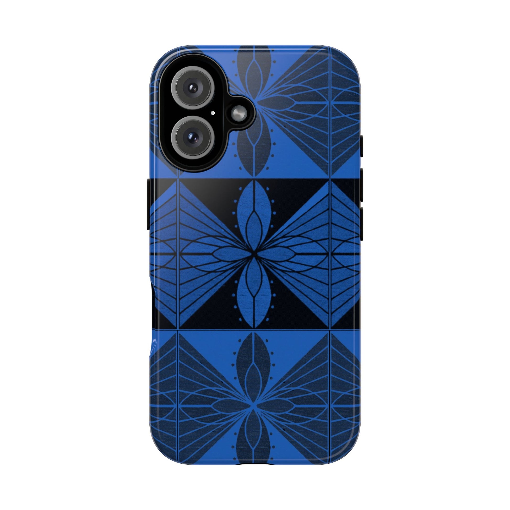 Geometric Blue 2 Phone case - InkLovePrint