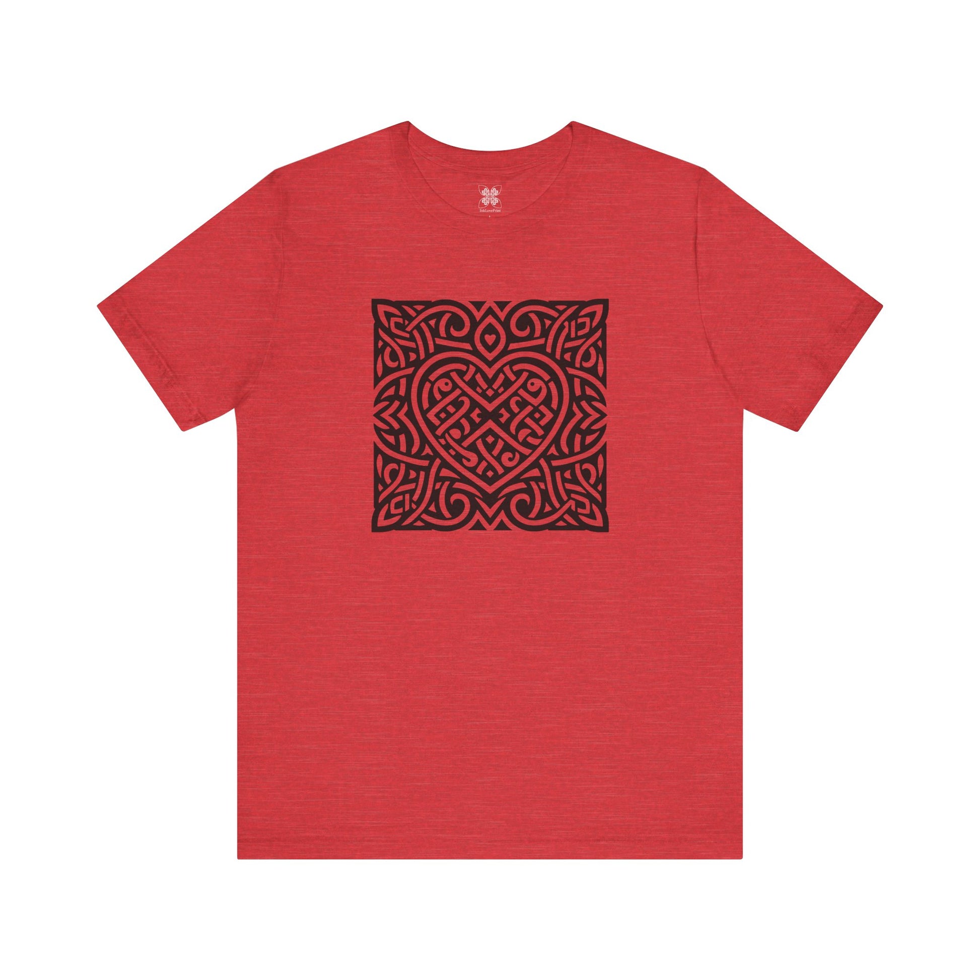 Celtic Heart - Square Unisex T-Shirt - InkLovePrint
