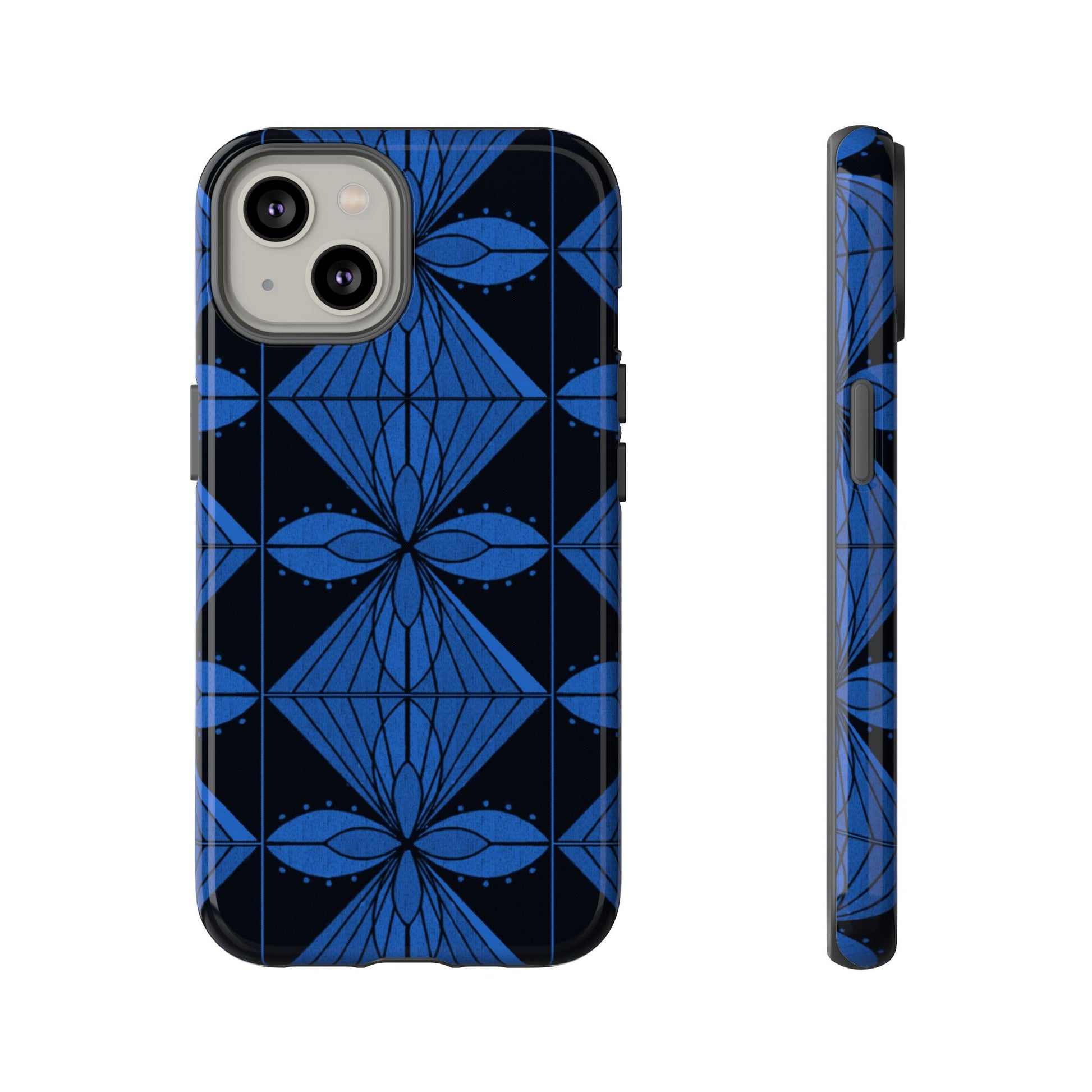 Geometric Blue 1 Phone case - InkLovePrint