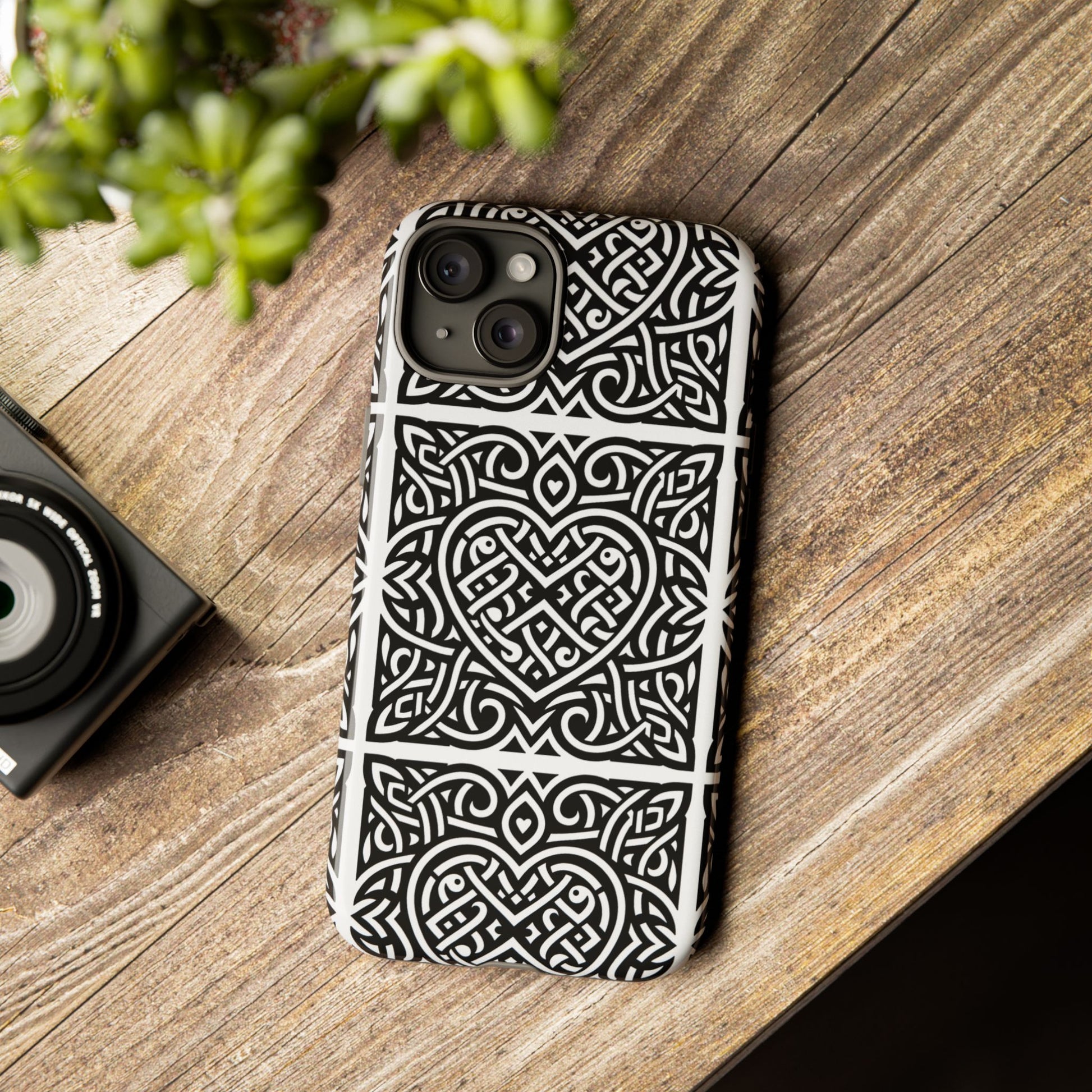 Framed Heart Phone case - InkLovePrint