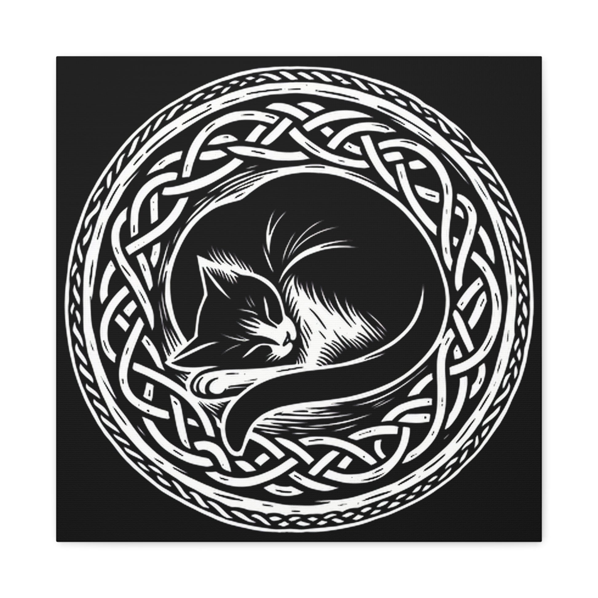 Celtic Cat -Rolled Poster - InkLovePrint