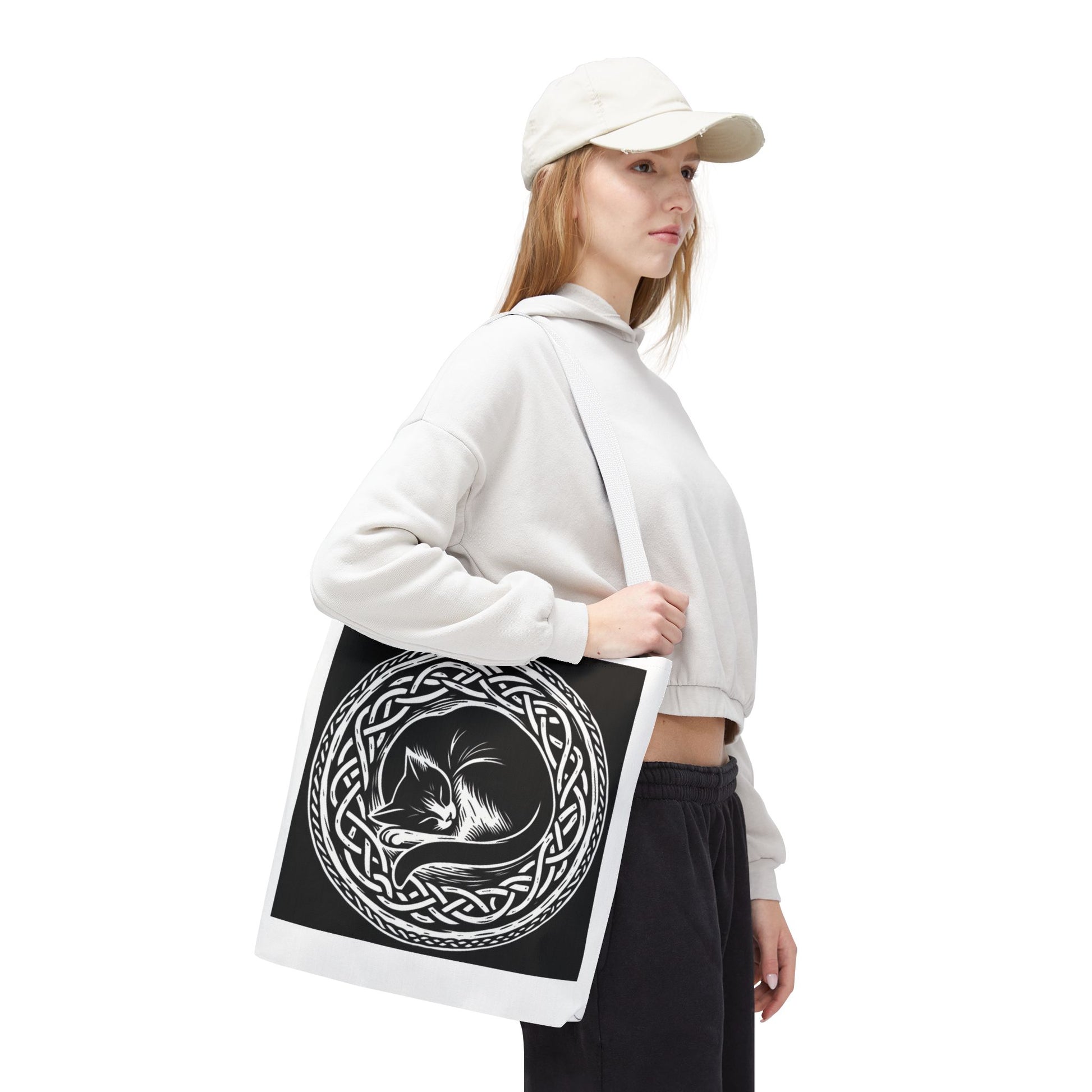 Celtic Cat Tote Bag - InkLovePrint