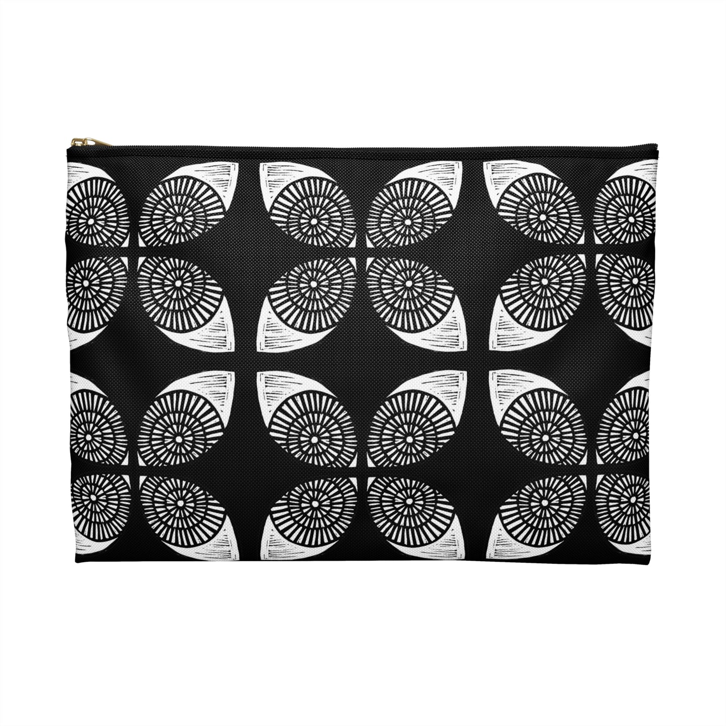 Circle Accessory Bag Black - InkLovePrint