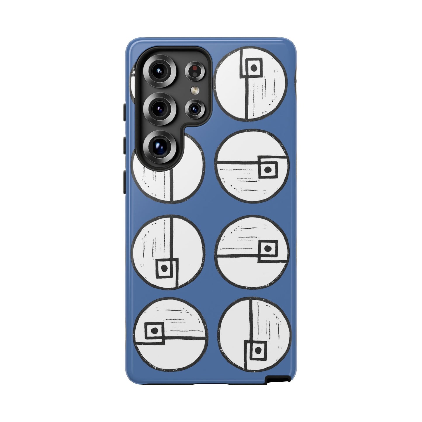 Rotating Rectangle Blue Phone case