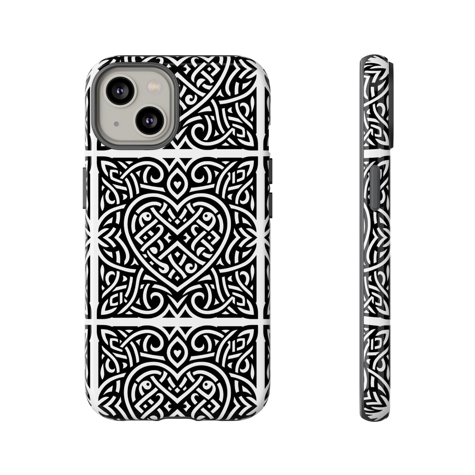 Framed Heart Phone case - InkLovePrint