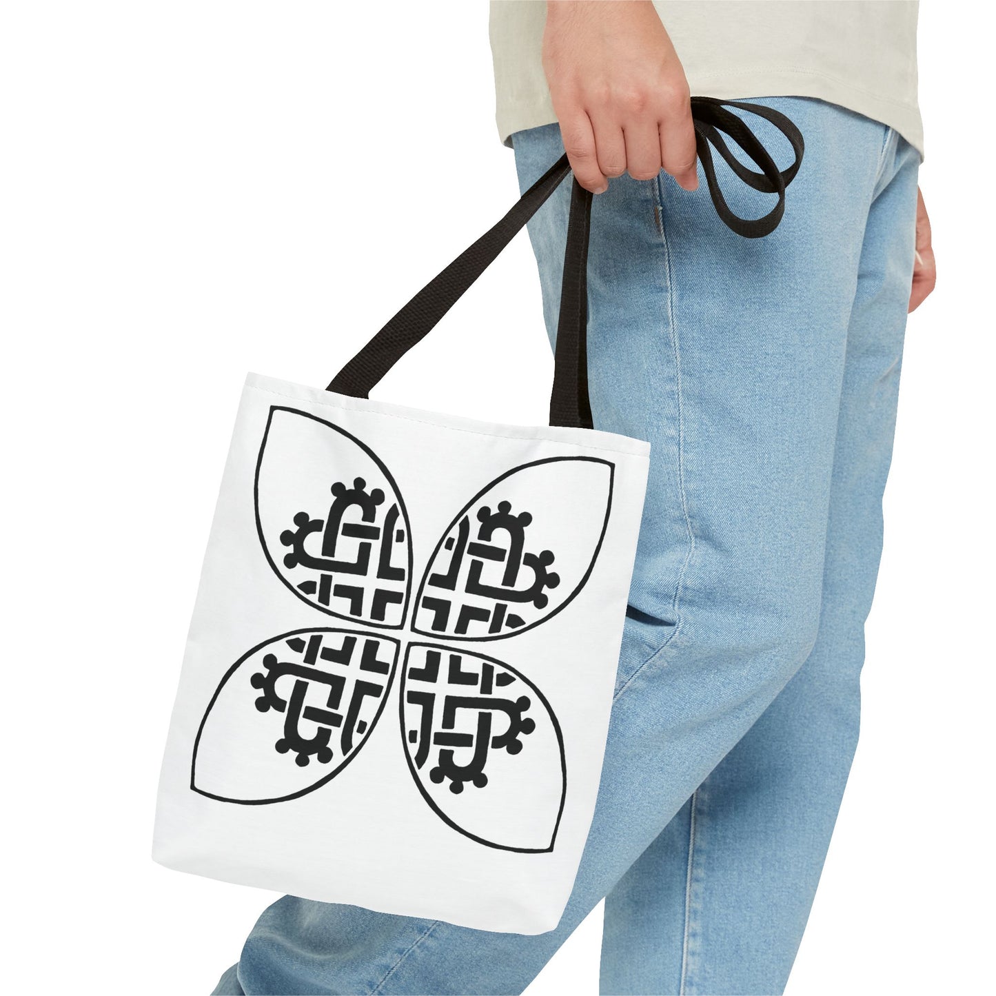 Celtic Heart Motif Tote Bag - InkLovePrint