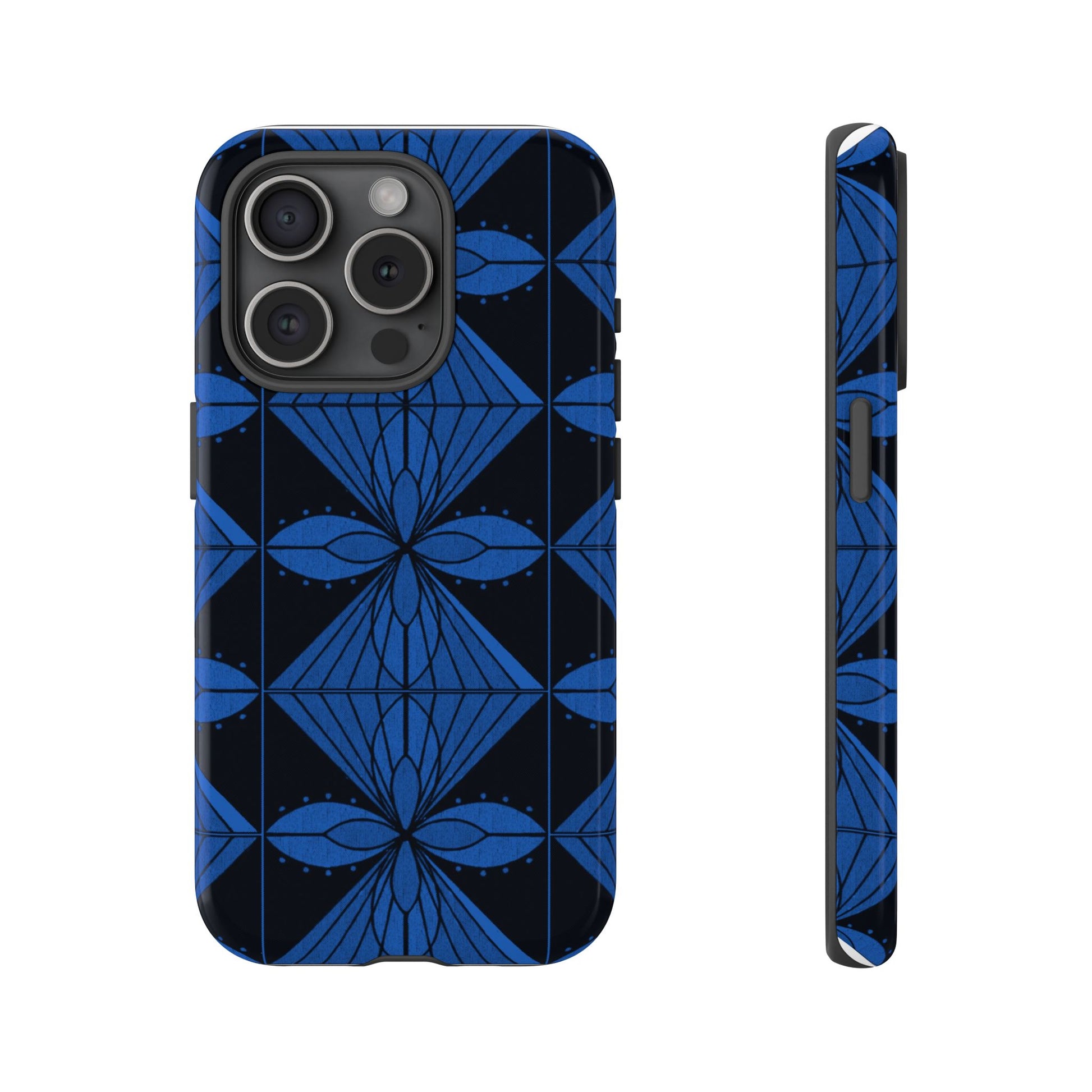 Geometric Blue 1 Phone case - InkLovePrint