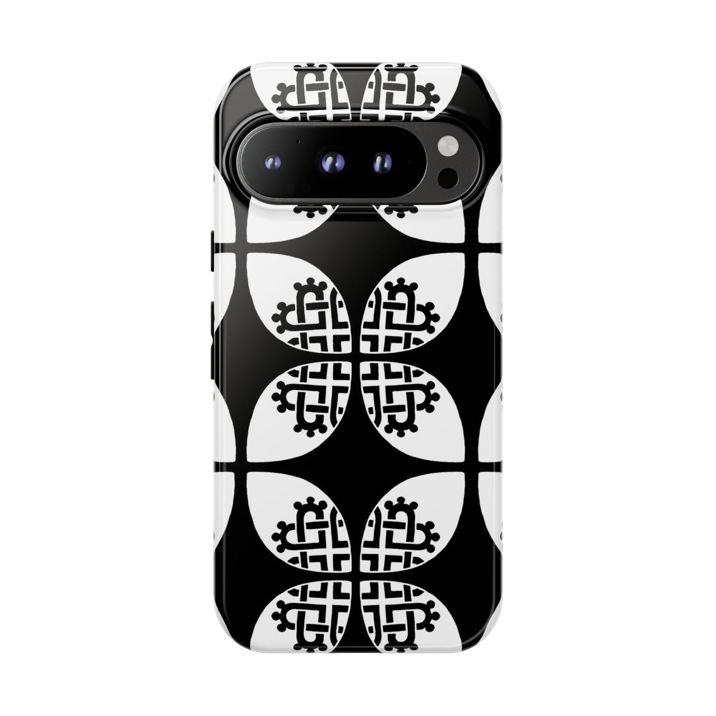 Celtic Heart - Black Phone case