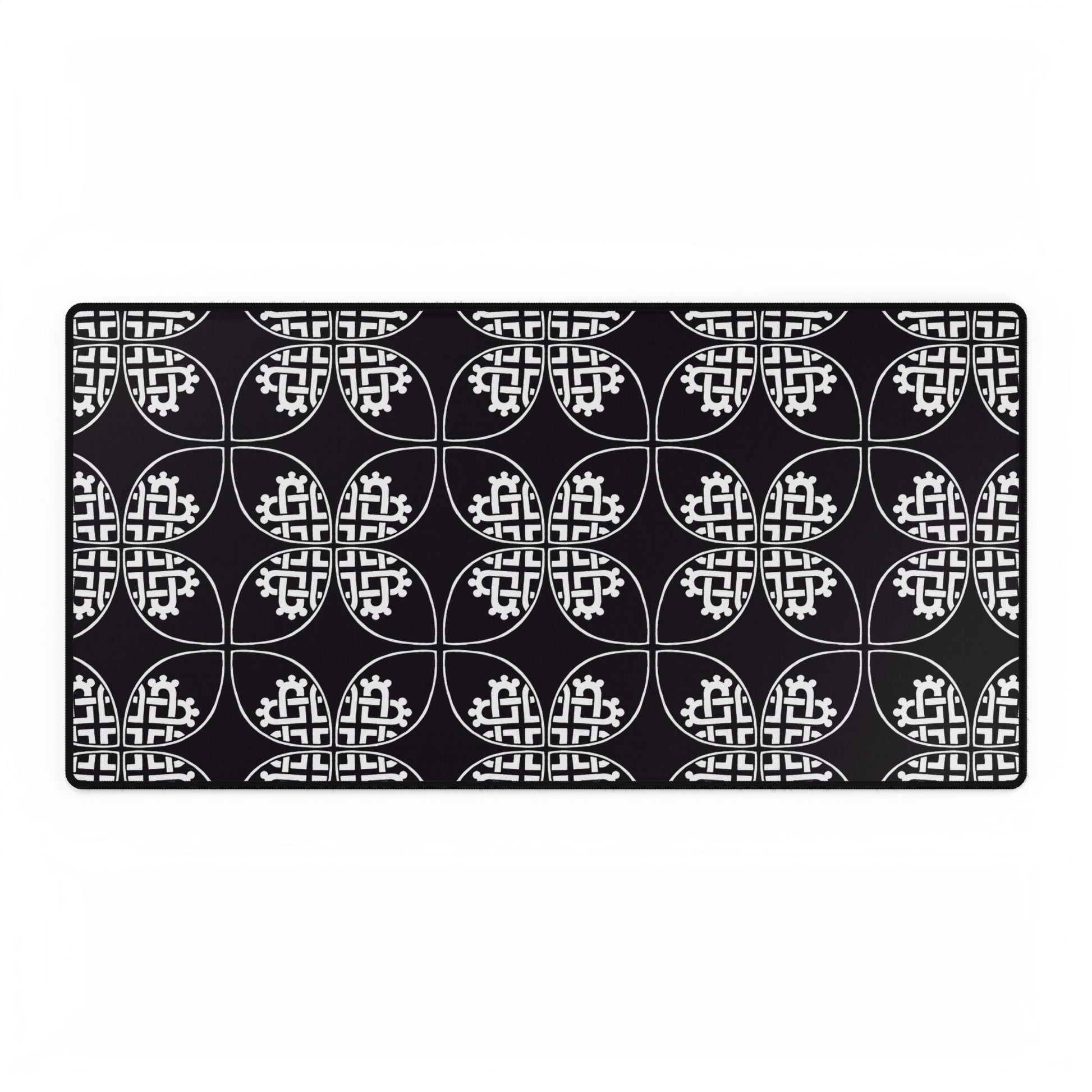 Celtic Heart Desk Mat Black - InkLovePrint