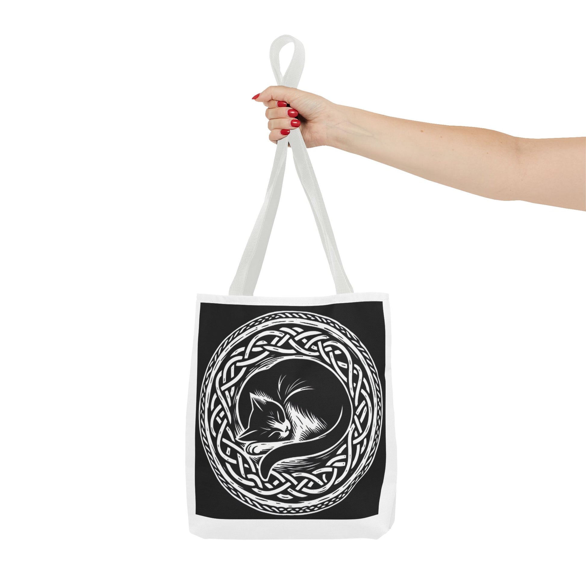 Celtic Cat Tote Bag - InkLovePrint