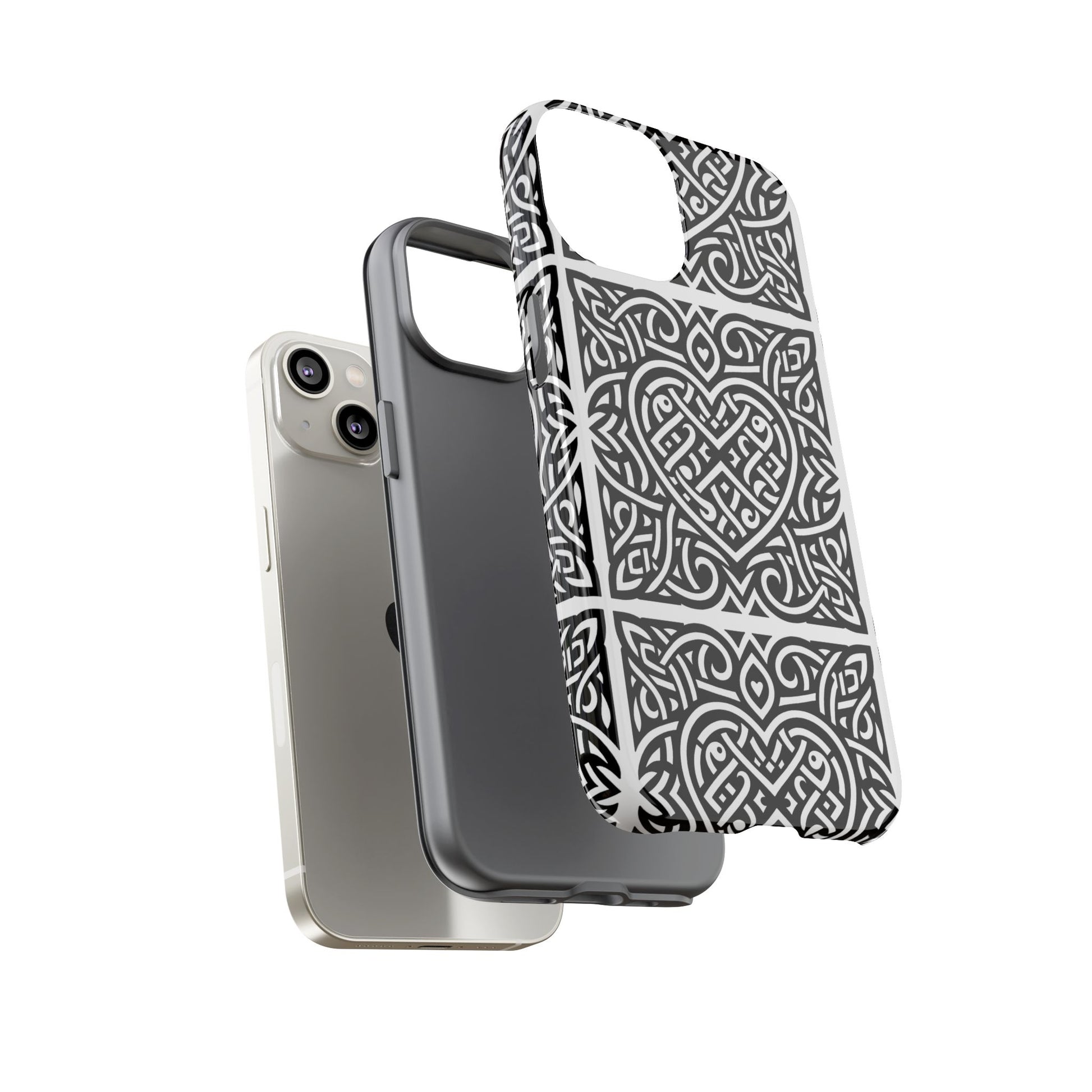 Framed Heart Phone case - InkLovePrint