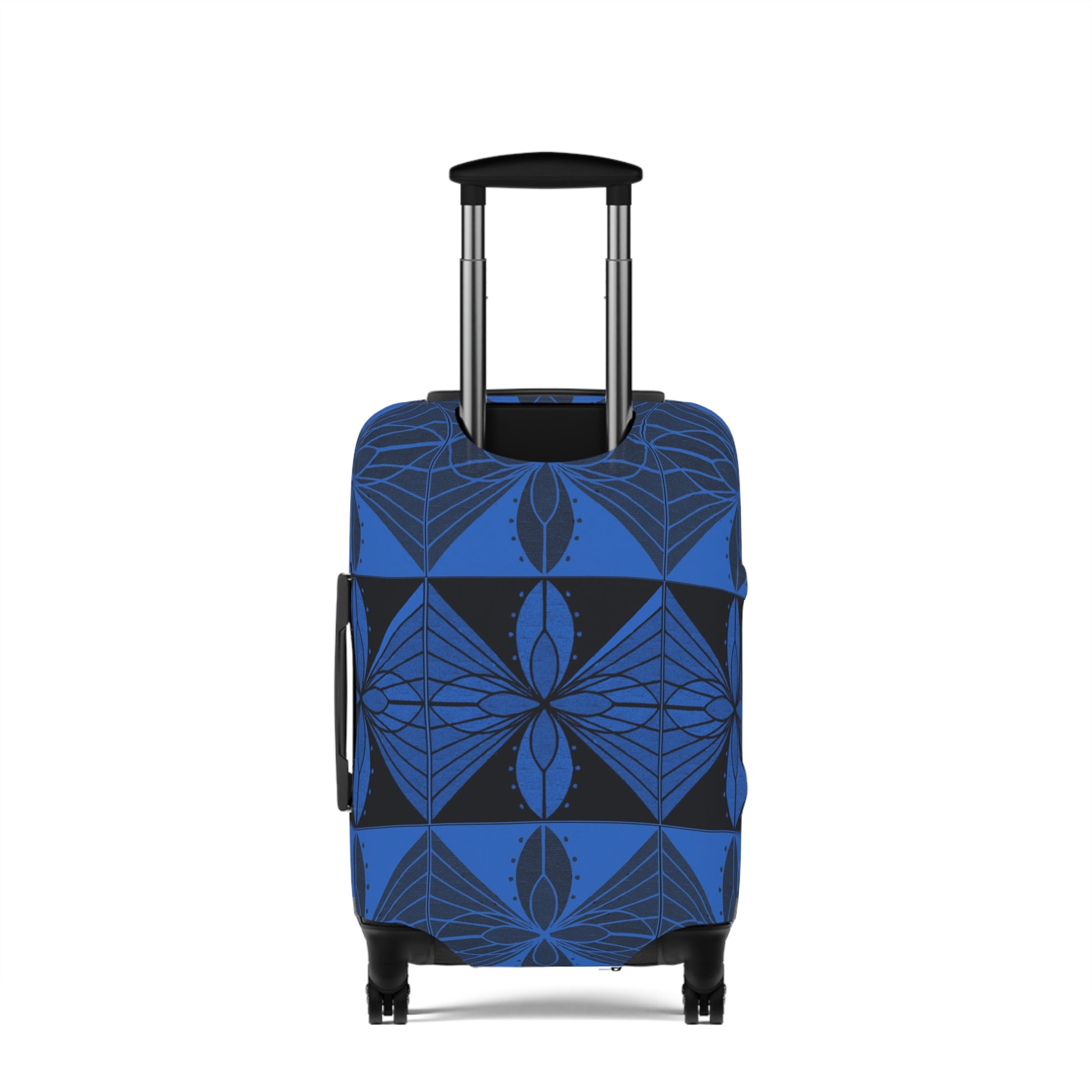 Geometric Blue 2 Luggage Cover - InkLovePrint