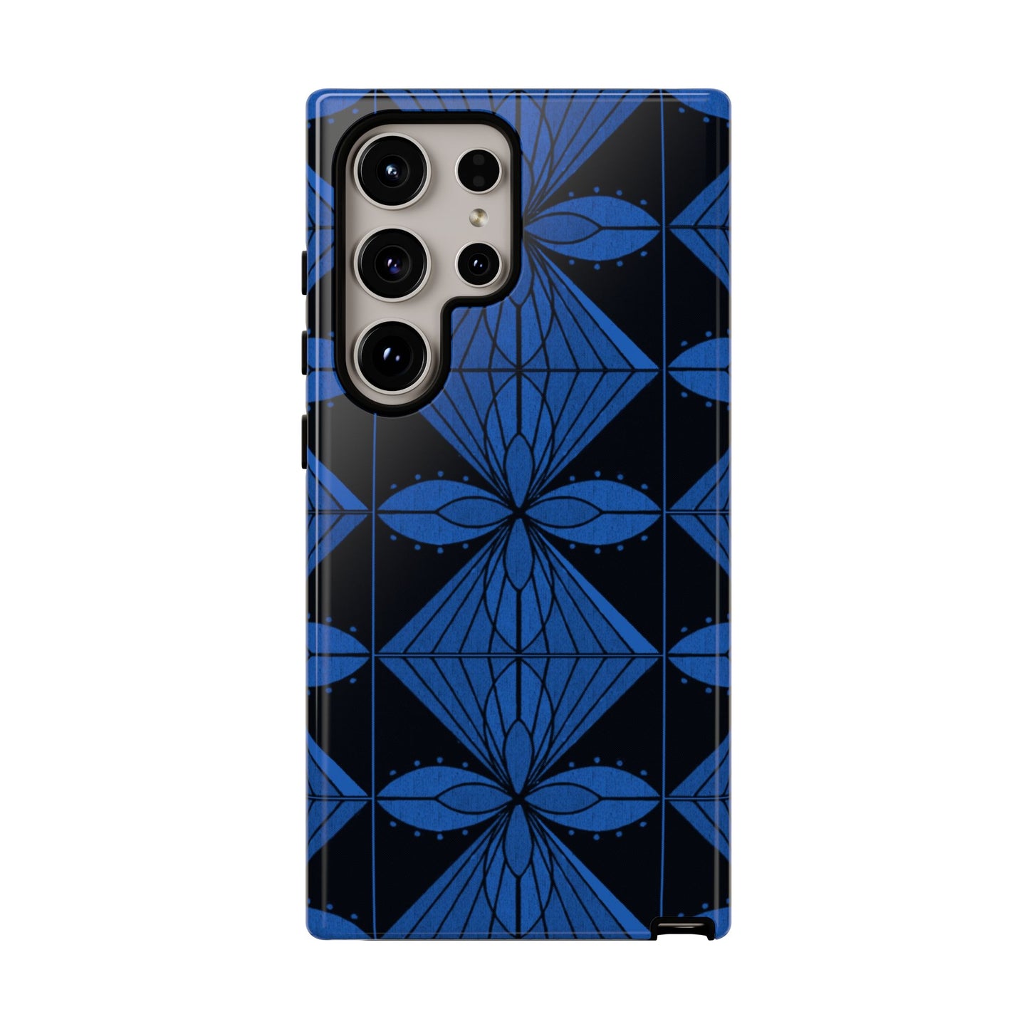 Geometric Blue 1 Phone case