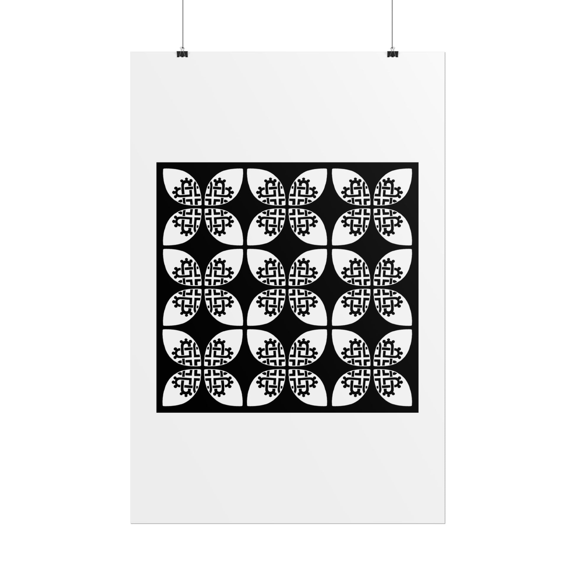 Celtic Heart 9 Tile- Rolled Poster - InkLovePrint