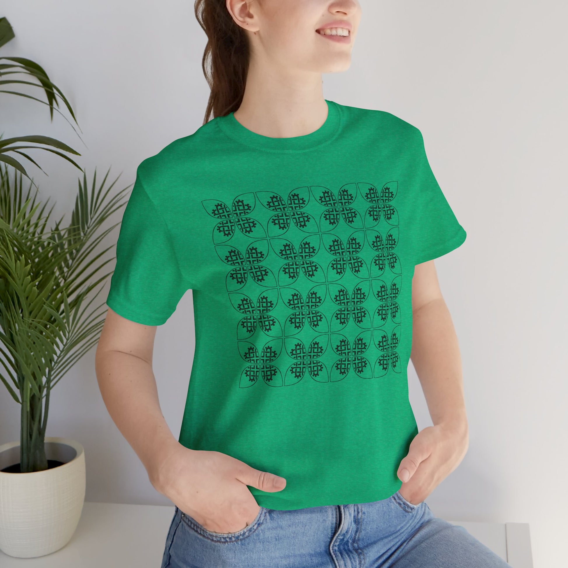 Celtic Heart 12 tile T shirt - InkLovePrint