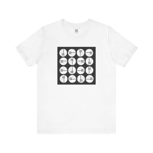Rotating Rectangle B&W - InkLovePrint