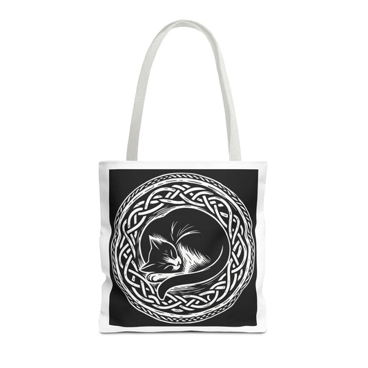 Celtic Cat Tote Bag - InkLovePrint