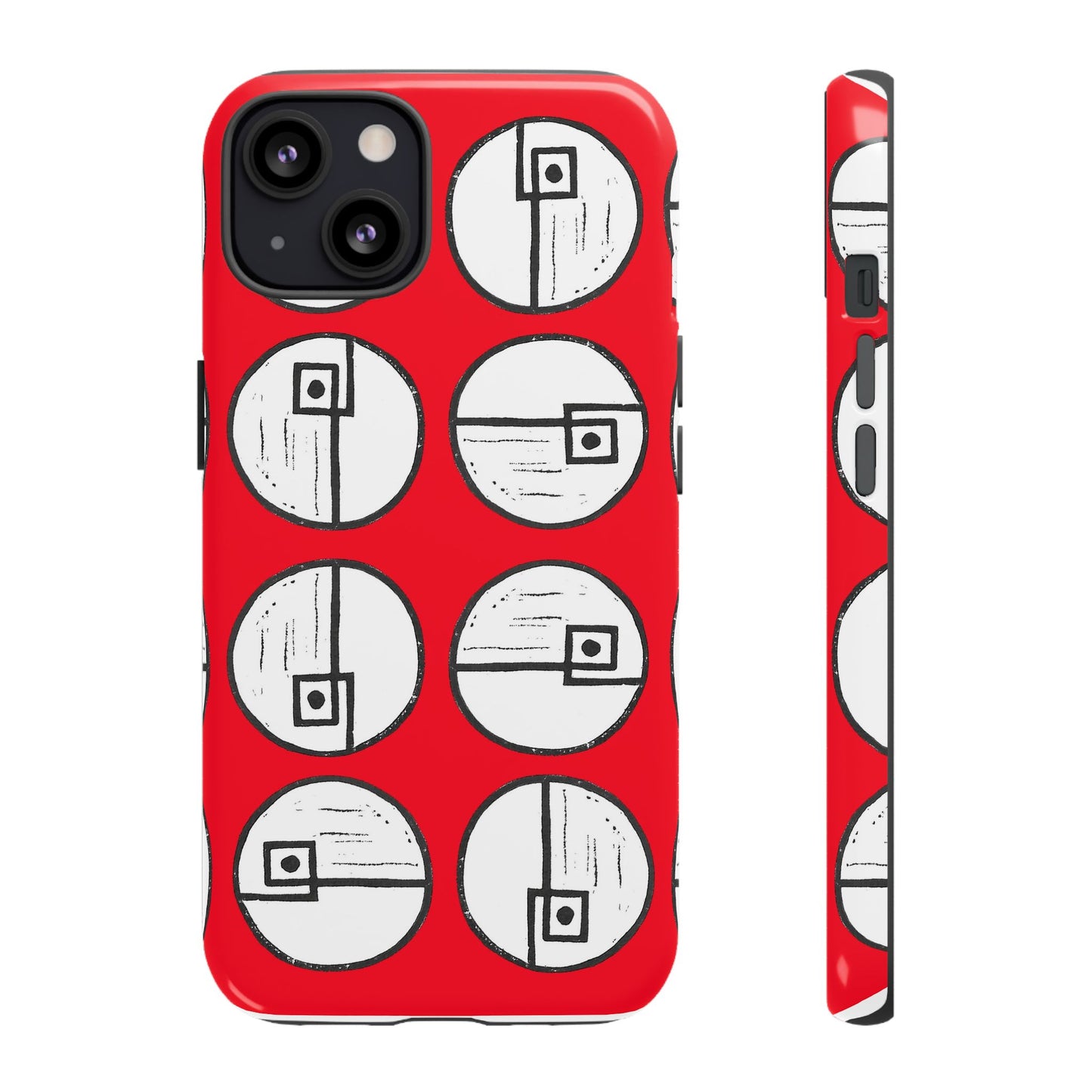 Rotating Rectangle Red - Phone case - InkLovePrint