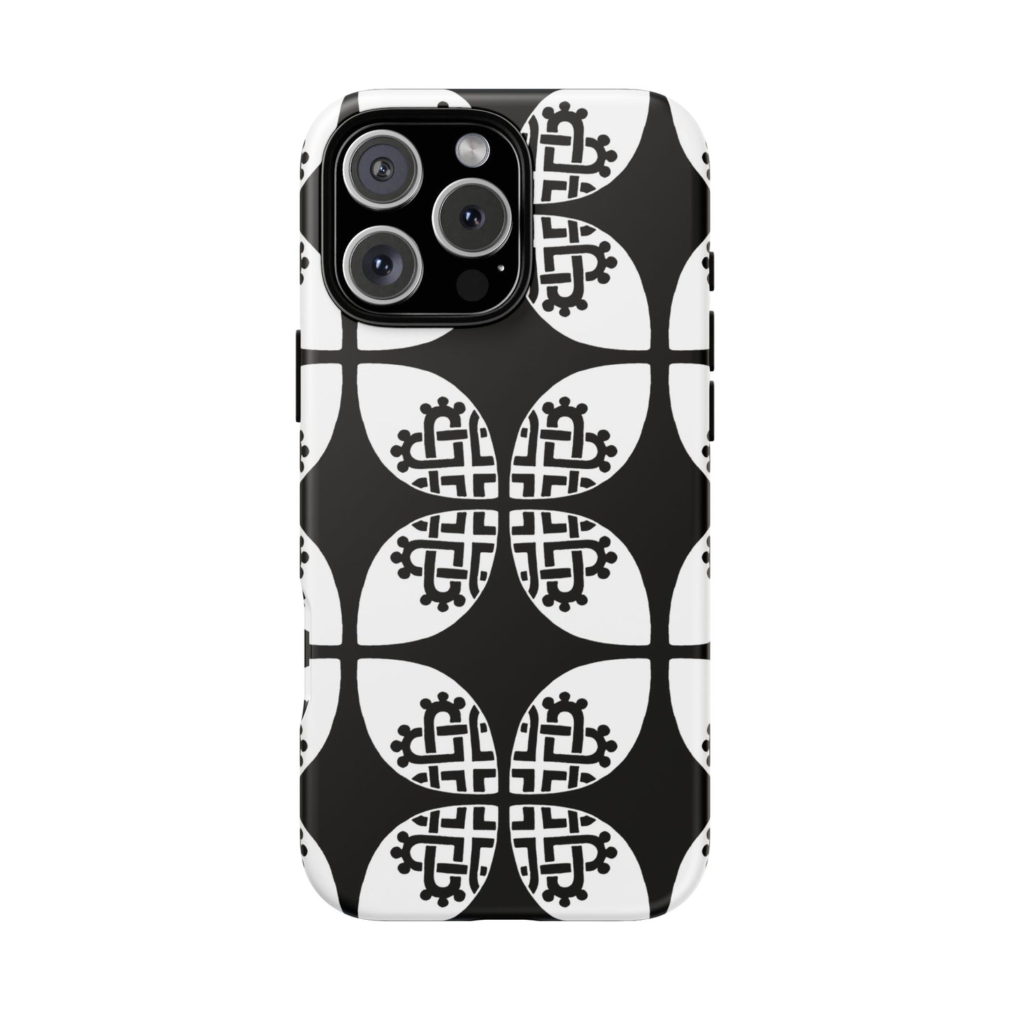 Celtic Heart - Black Phone case