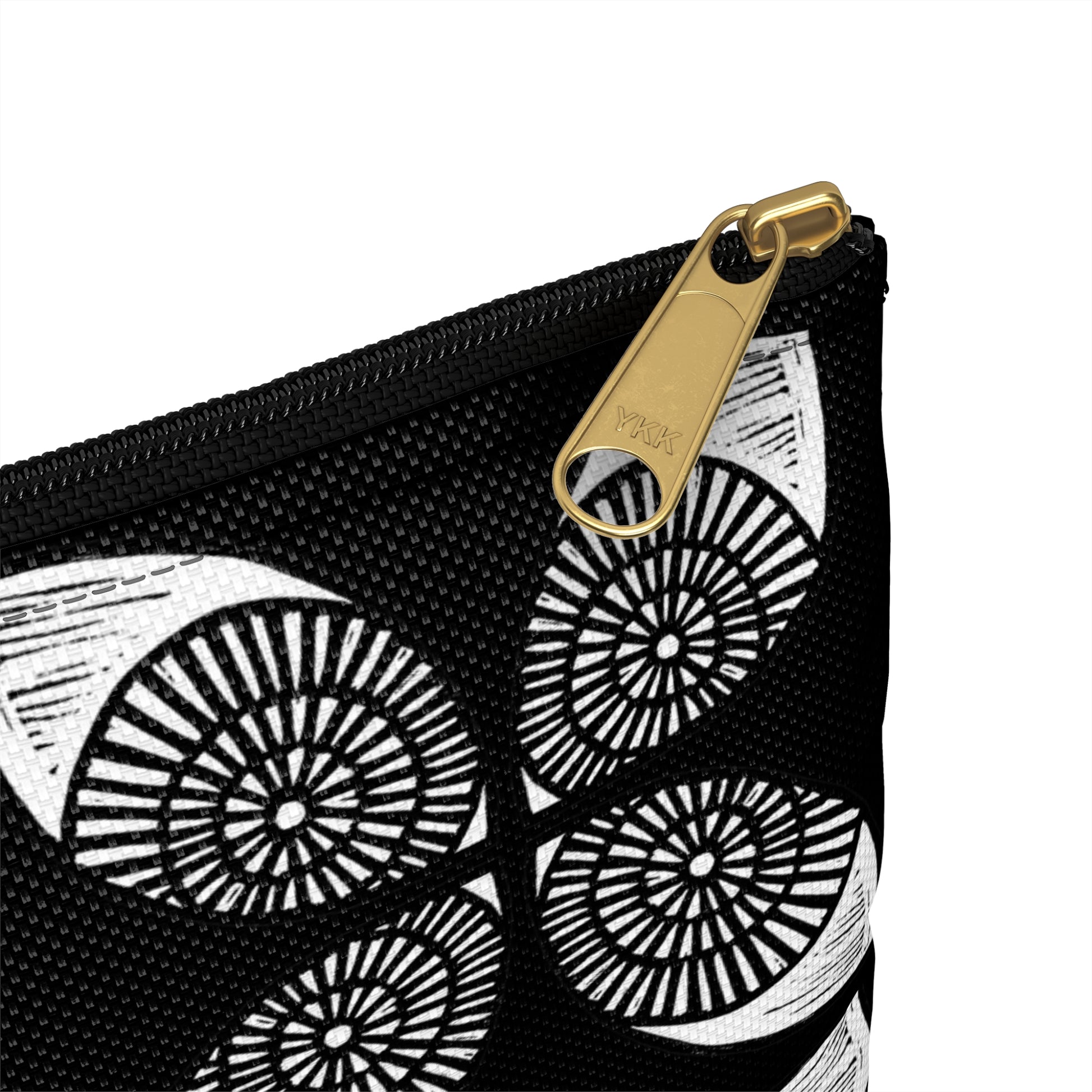 Circle Accessory Bag Black - InkLovePrint