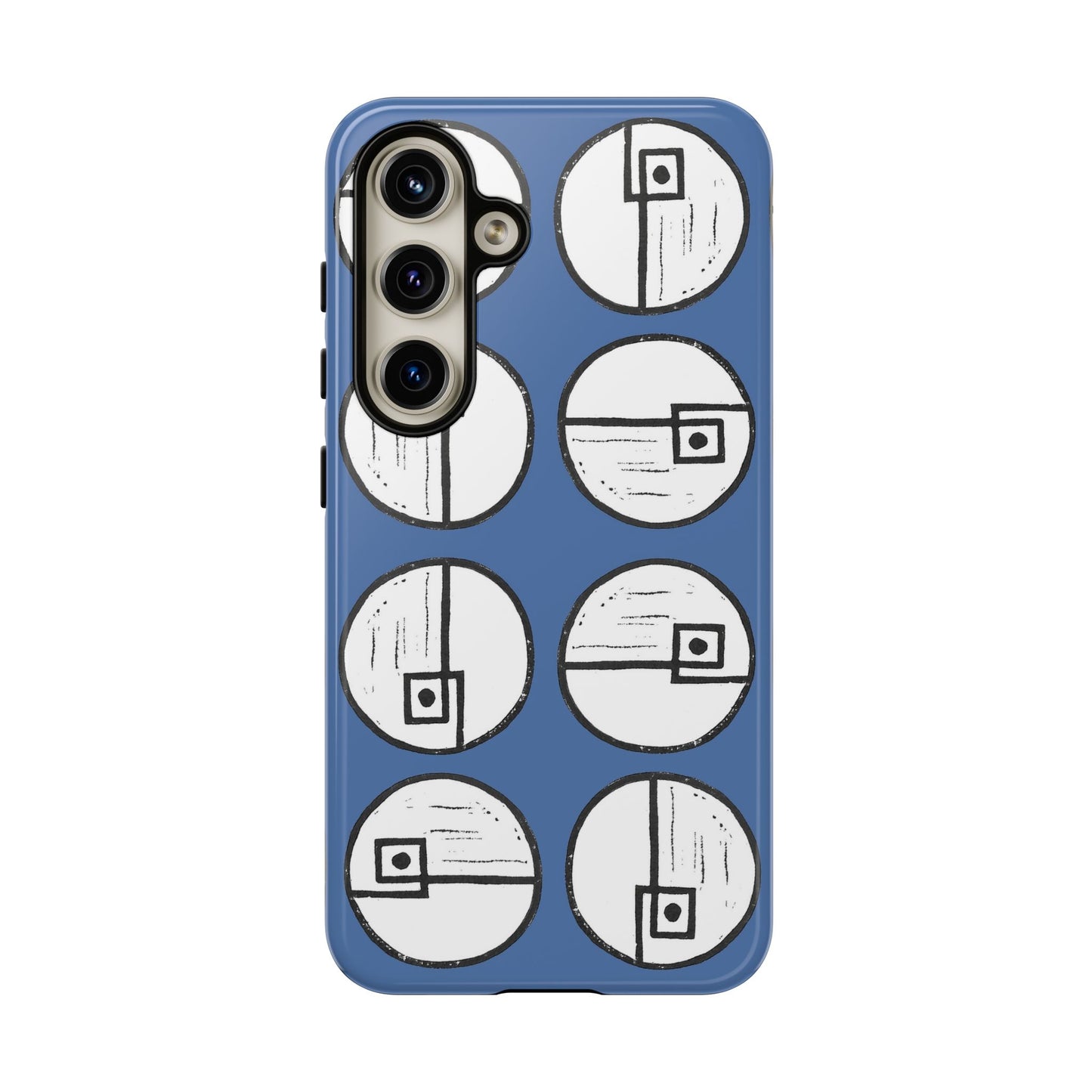 Rotating Rectangle Blue Phone case