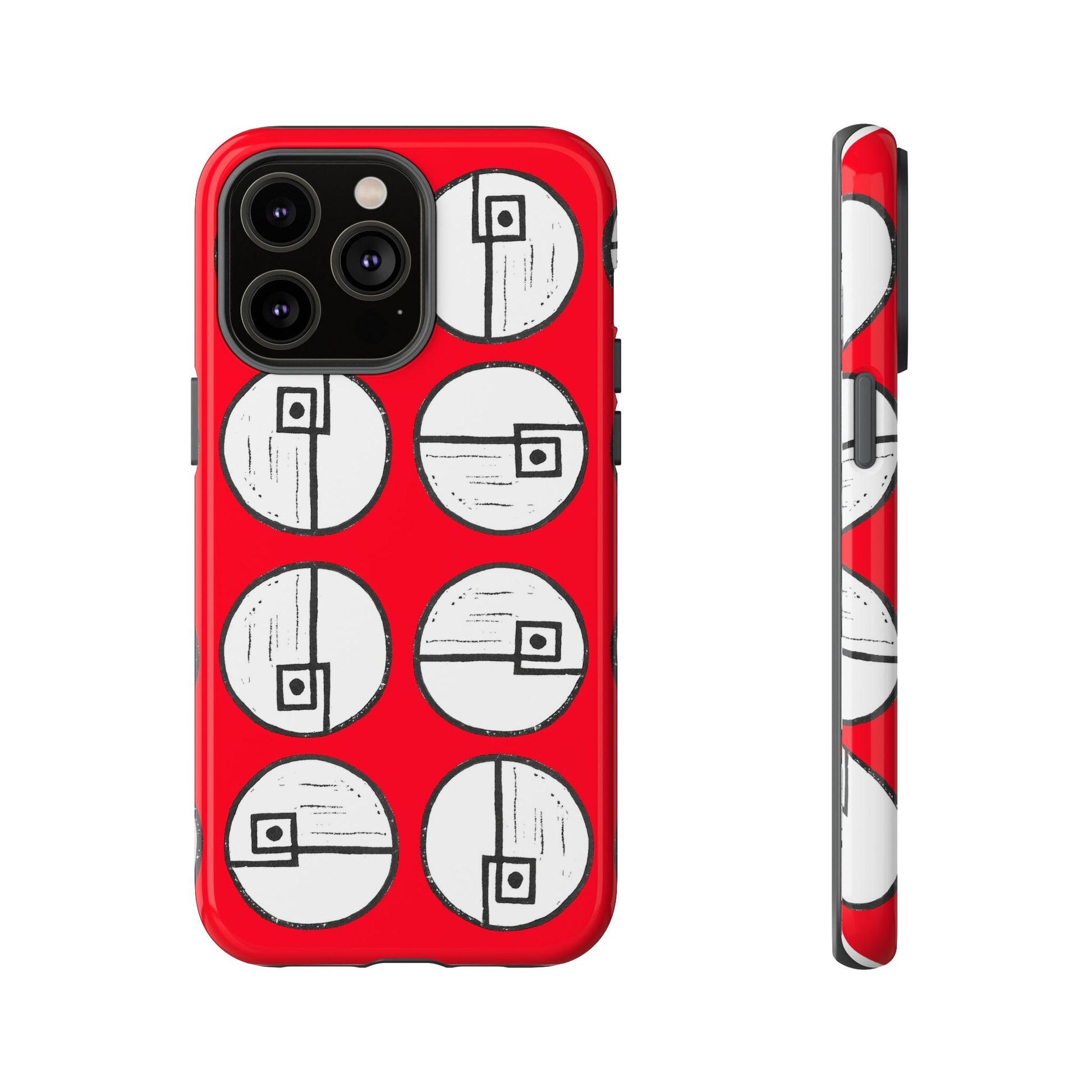 Rotating Rectangle Red - Phone case - InkLovePrint