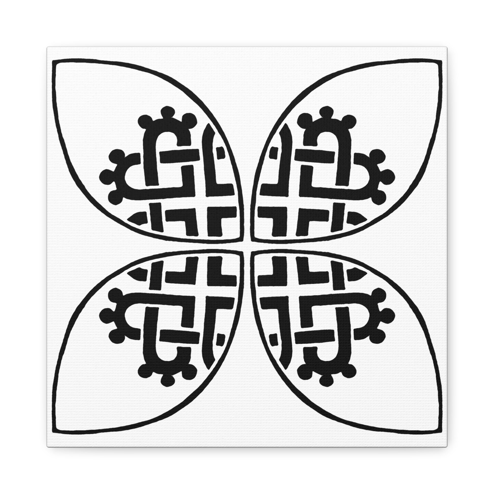Celtic Heart Artwork Canvas - InkLovePrint