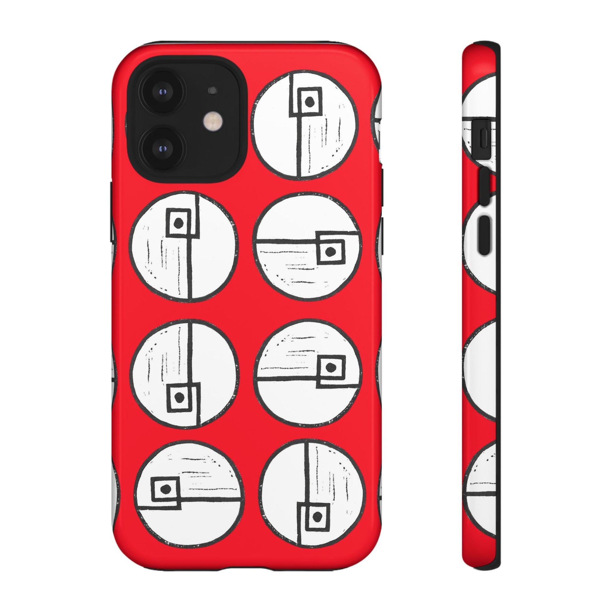 Rotating Rectangle Red - Phone case - InkLovePrint