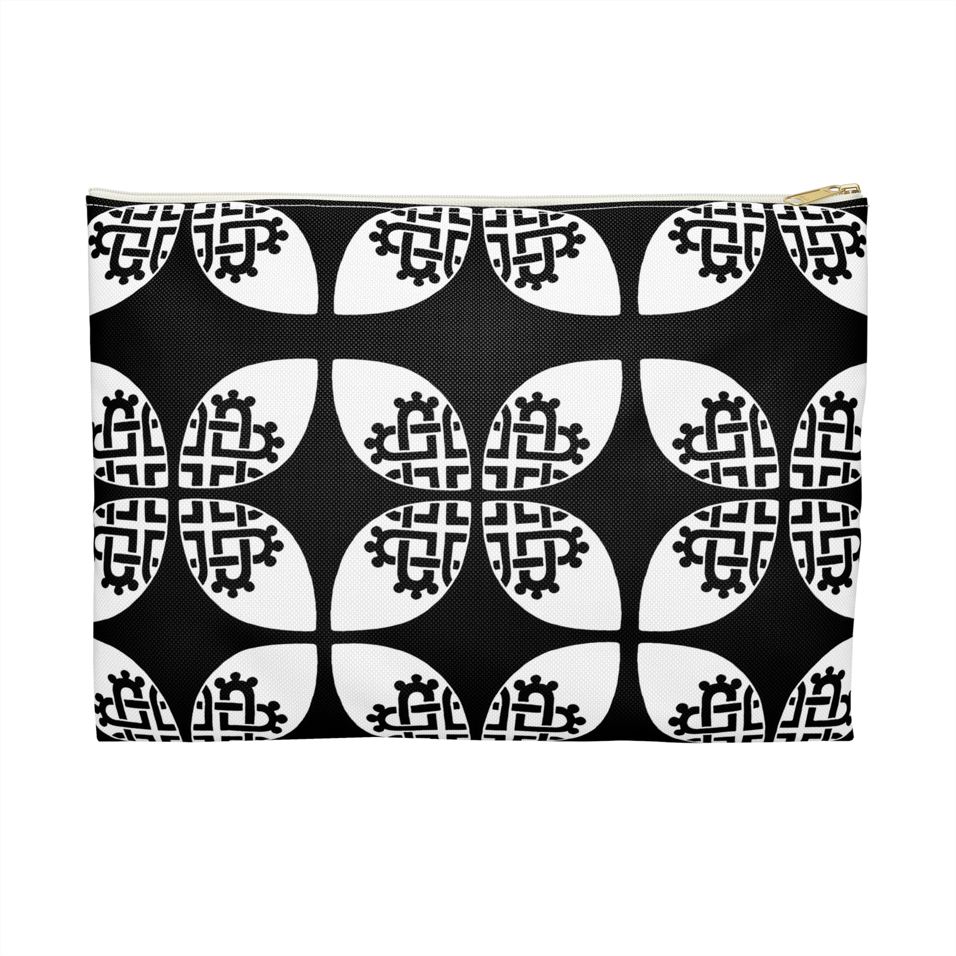 Celtic Heart Accessory Bag Black - InkLovePrint