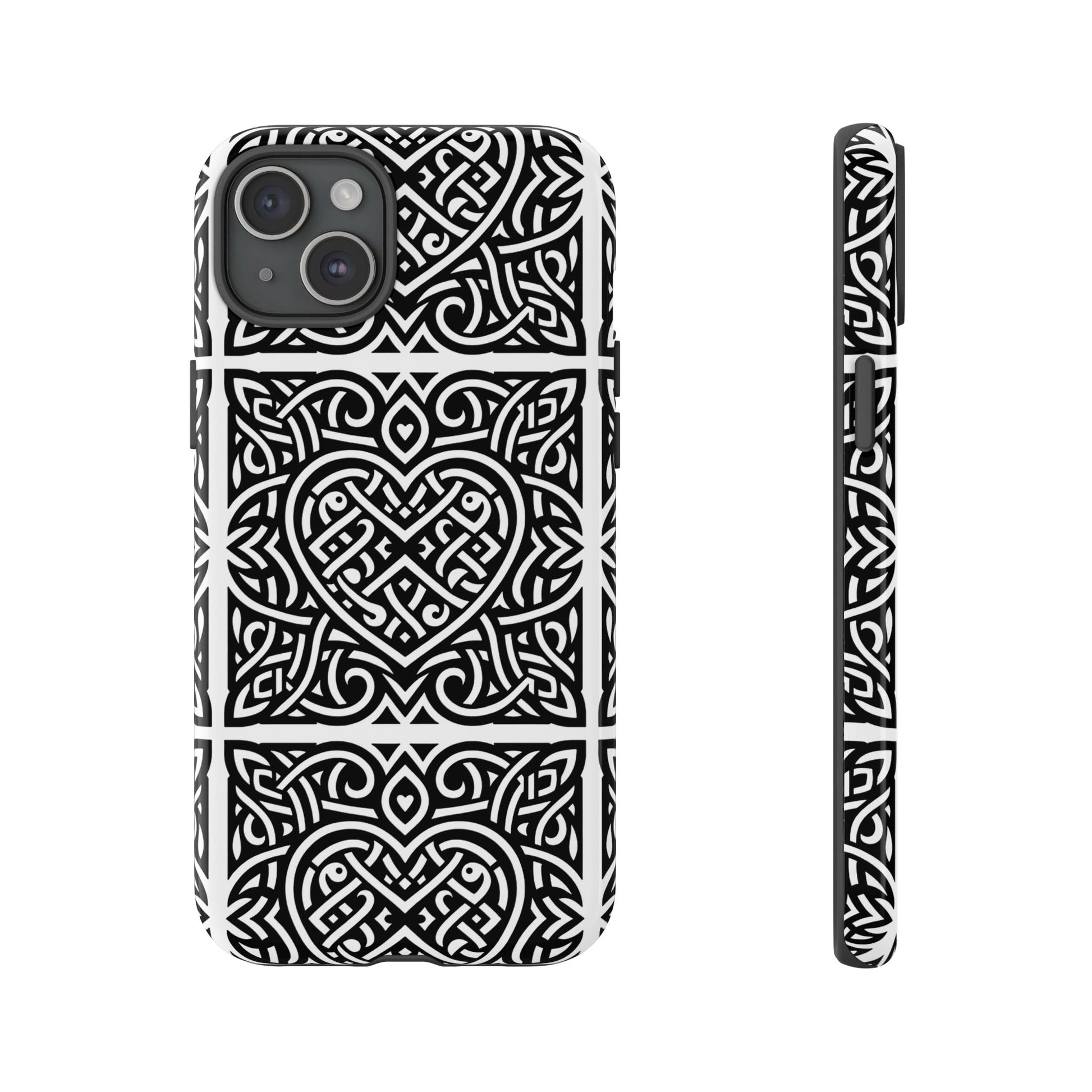Framed Heart Phone case - InkLovePrint