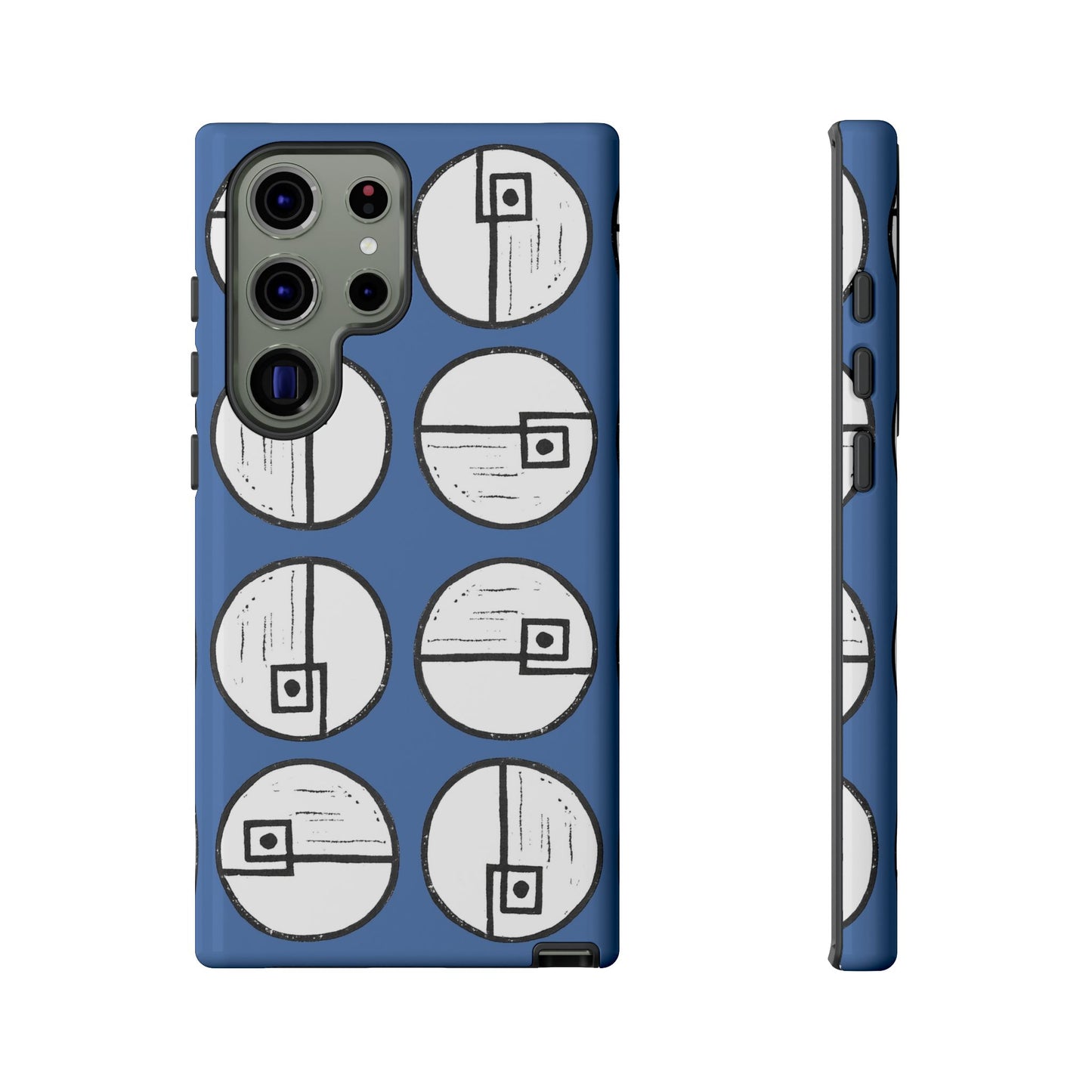 Rotating Rectangle Blue Phone case