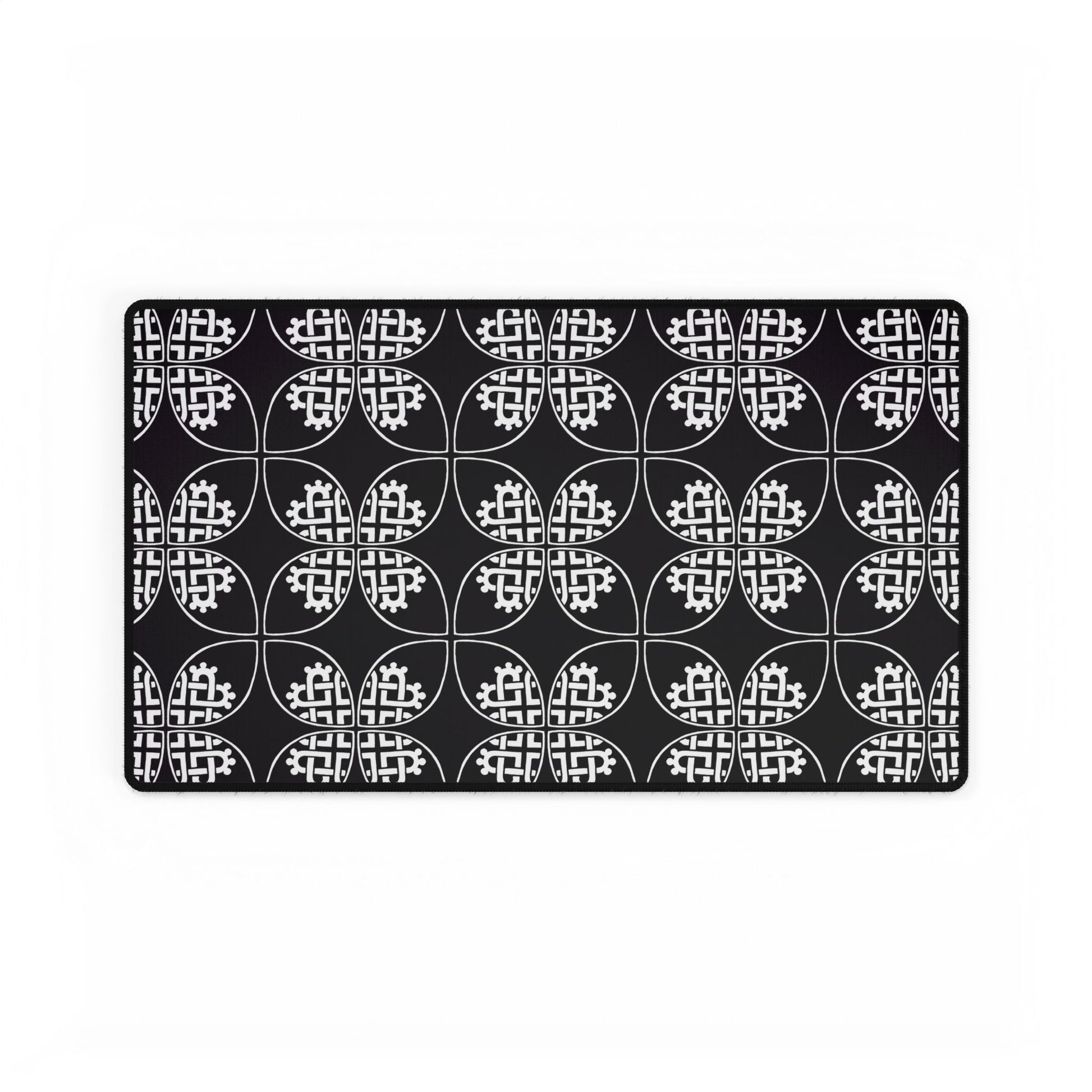 Celtic Heart Desk Mat Black - InkLovePrint