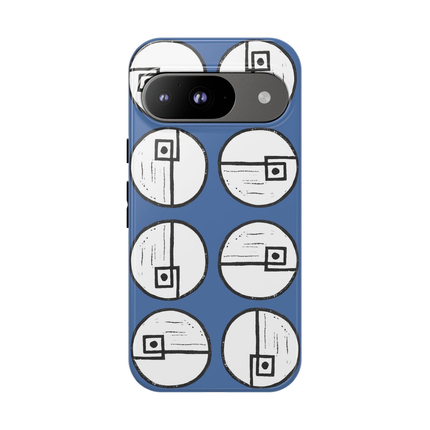 Rotating Rectangle Blue Phone case