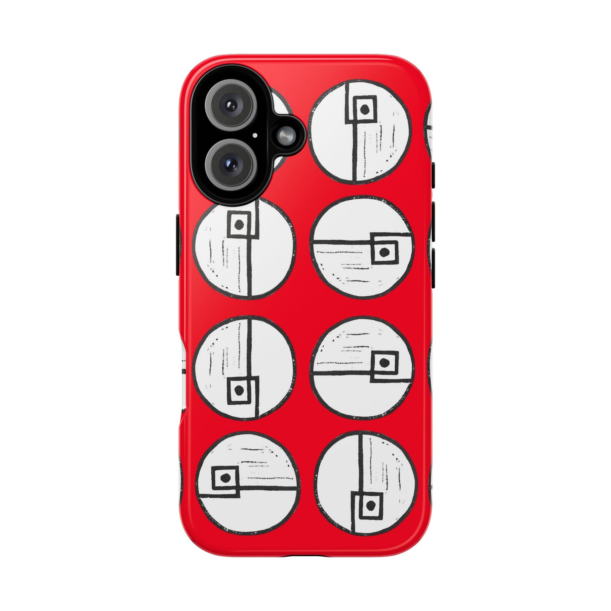 Rotating Rectangle Red - Phone case - InkLovePrint