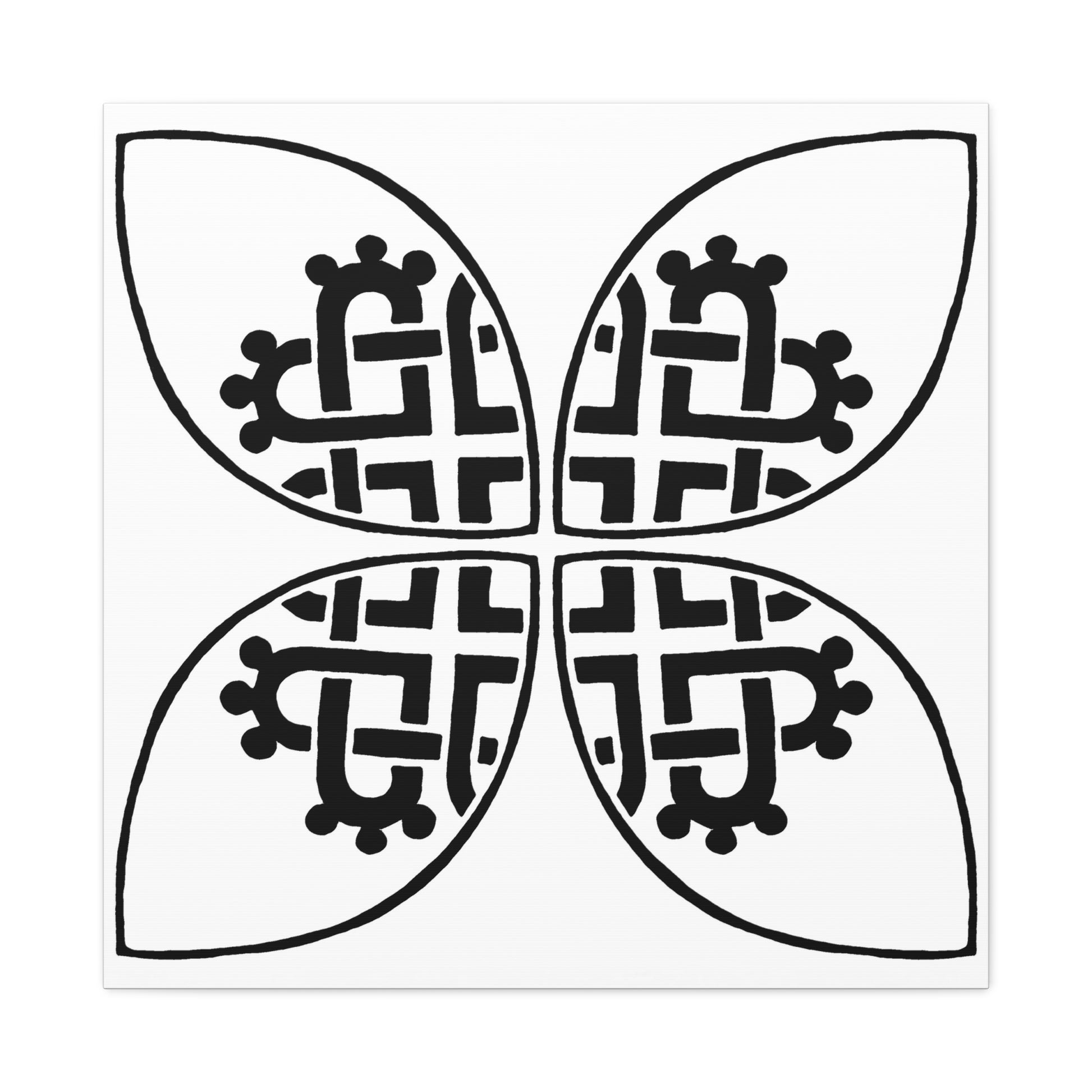 Celtic Heart Artwork Canvas - InkLovePrint