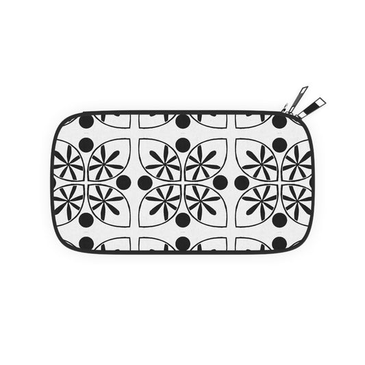 Black Flower Passport Wallet - InkLovePrint