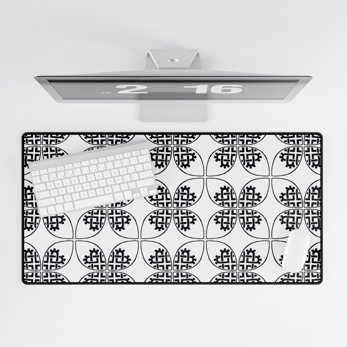 Celtic Heart Desk Mat White - InkLovePrint