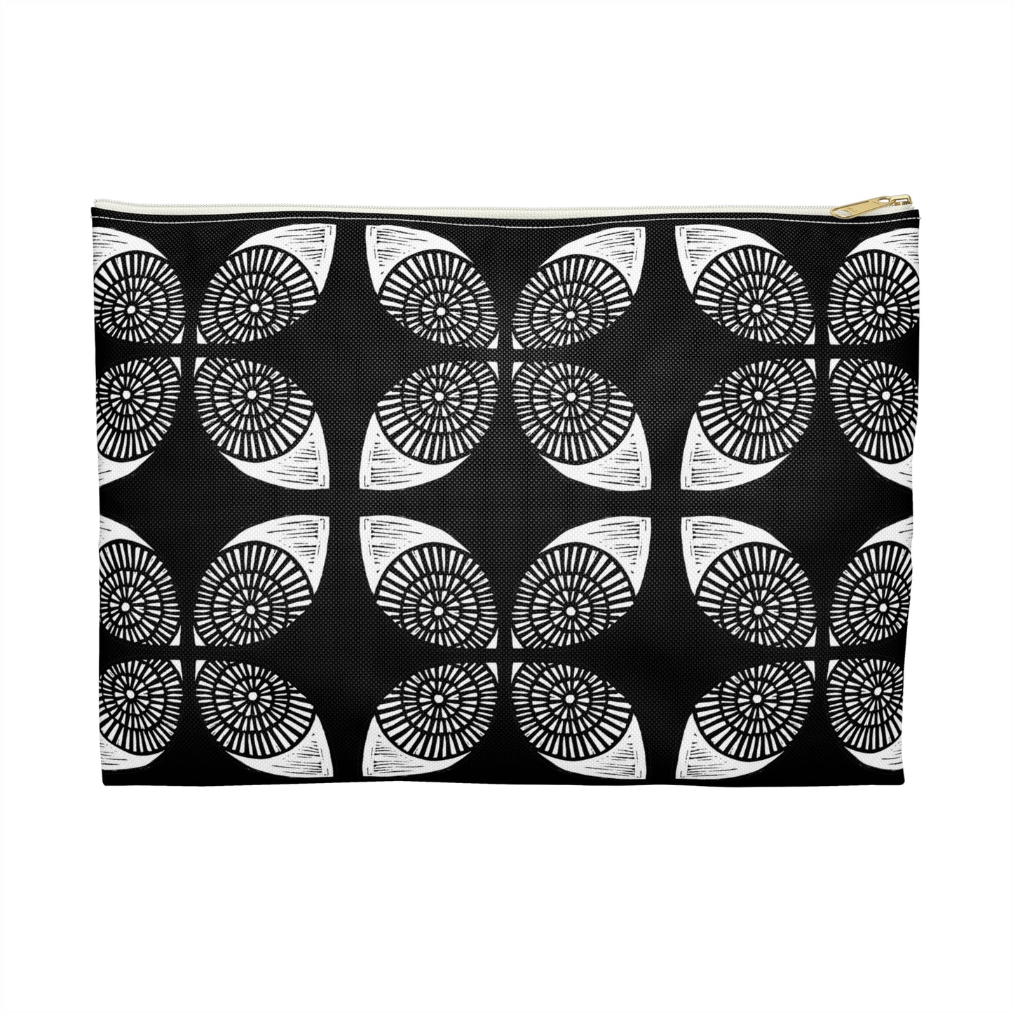 Circle Accessory Bag Black - InkLovePrint